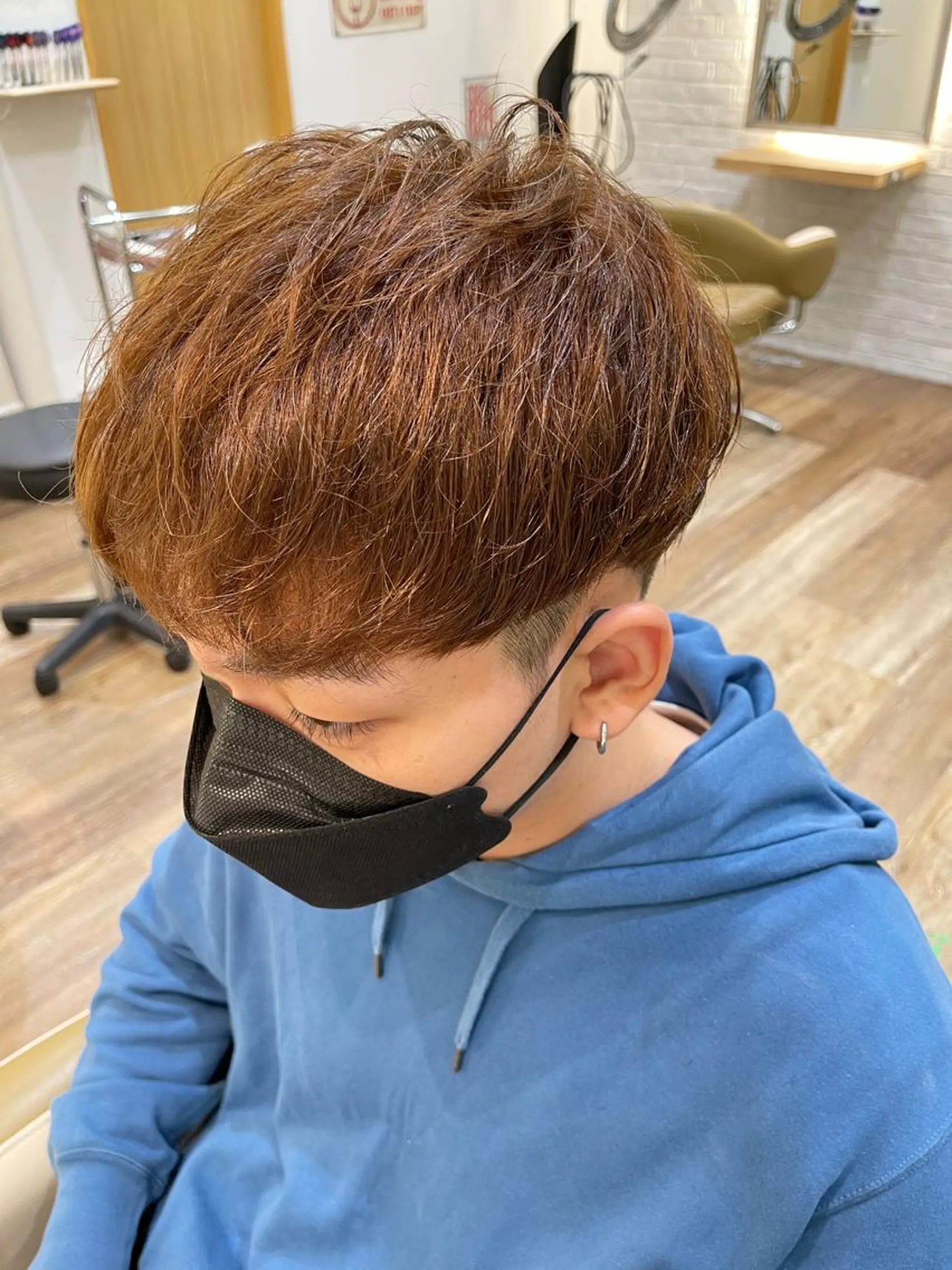 カラー メンズ カット ヘアカラー メンズパーマ 北原寿樹のヘアスタイル