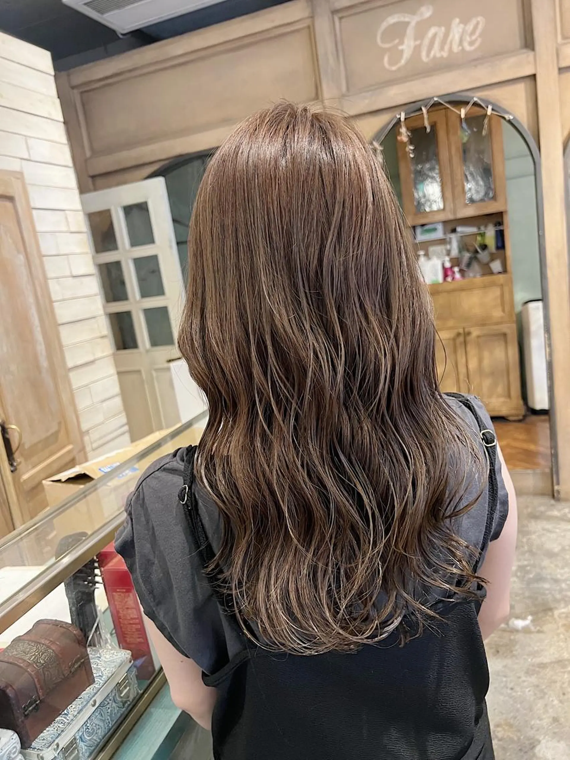 ロング カット ヘアカラー ハイライト／レイヤー 木下翔太のヘアスタイル