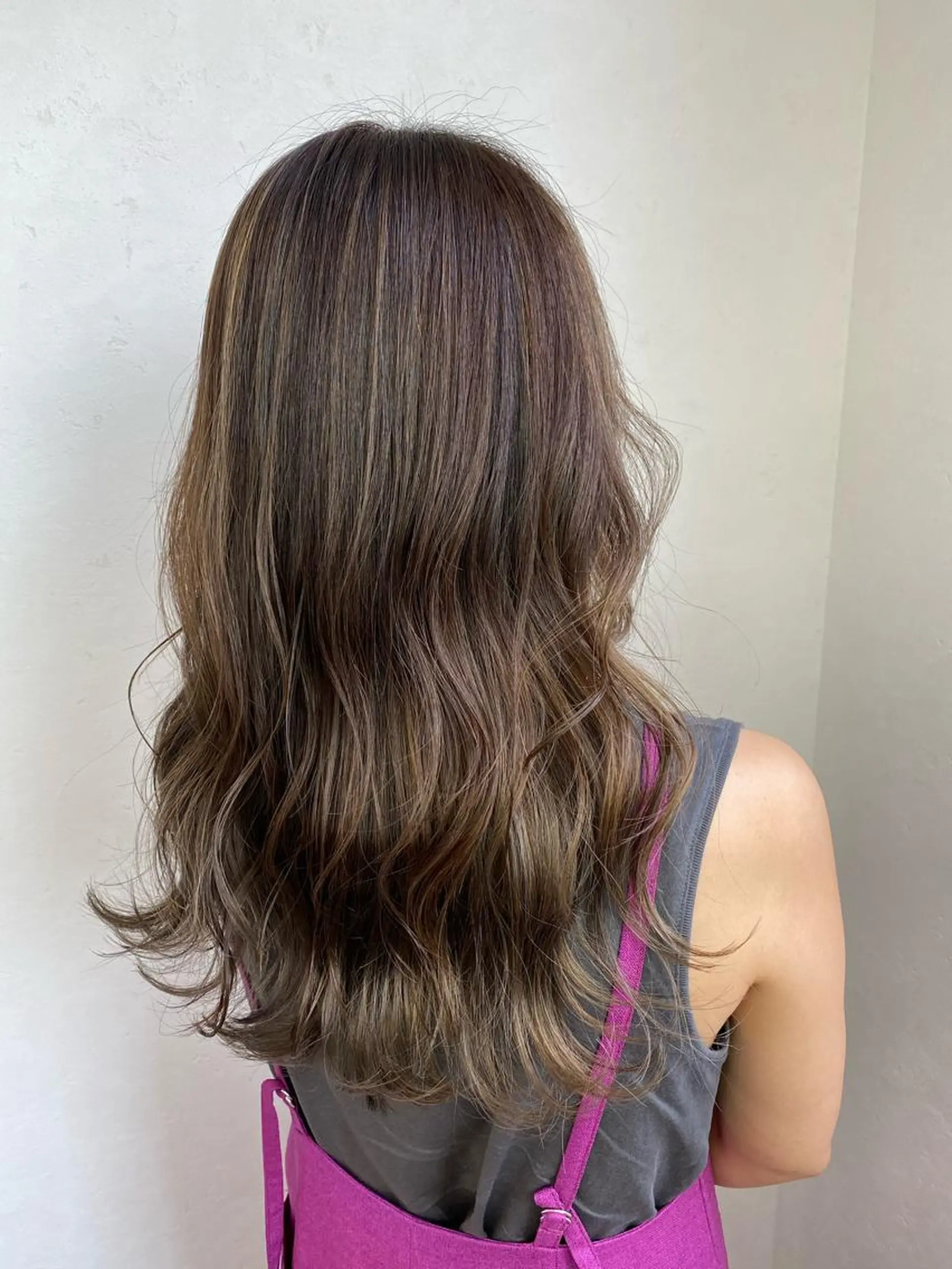 ロング ハイライト ヘアカラー トリートメント 💓永坂　美由紀💓 Aujuaソムリエのヘアスタイル