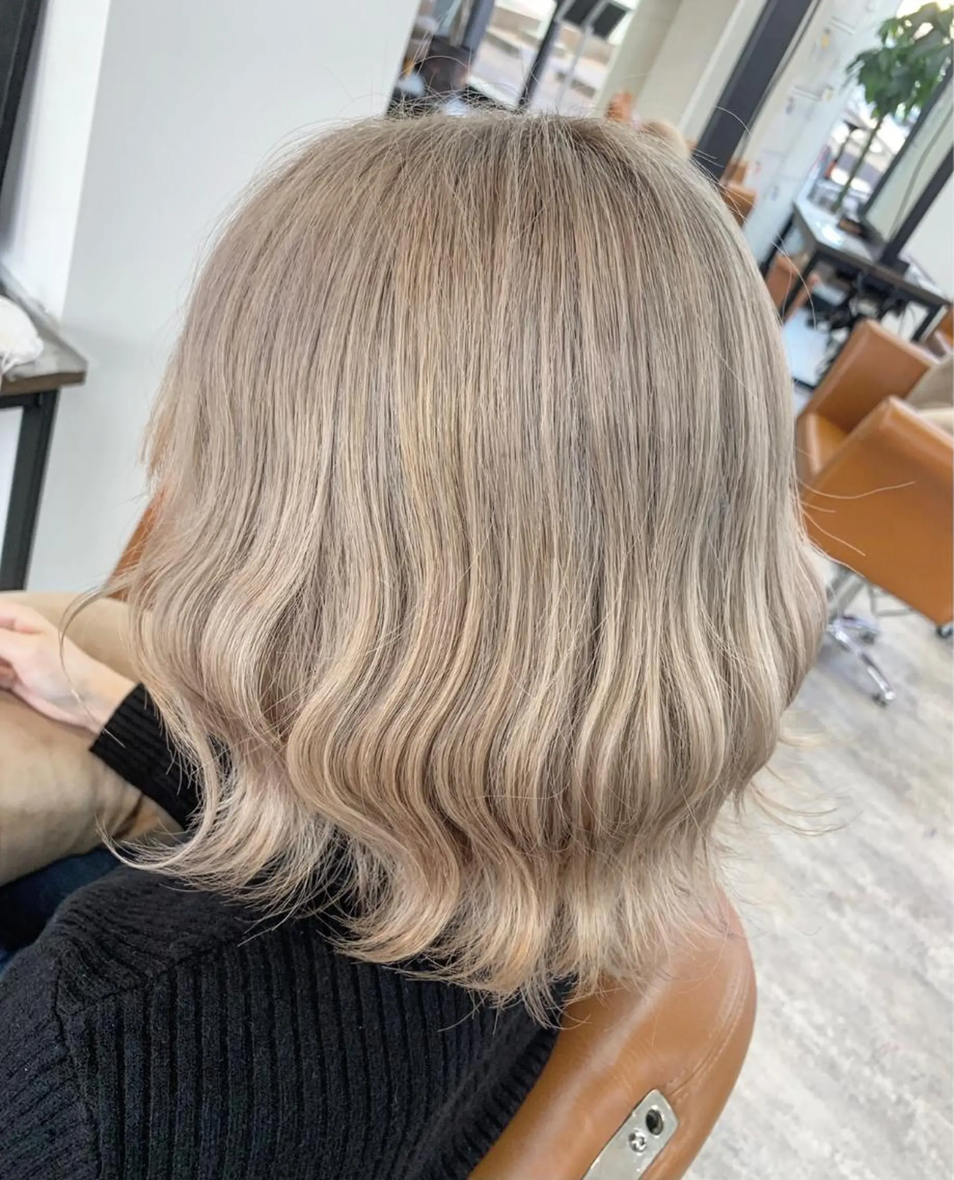 ミディアム カラー ダブルカラー ハイトーンカラー 🌸星名 萌々🌸 Recharme新保のヘアスタイル