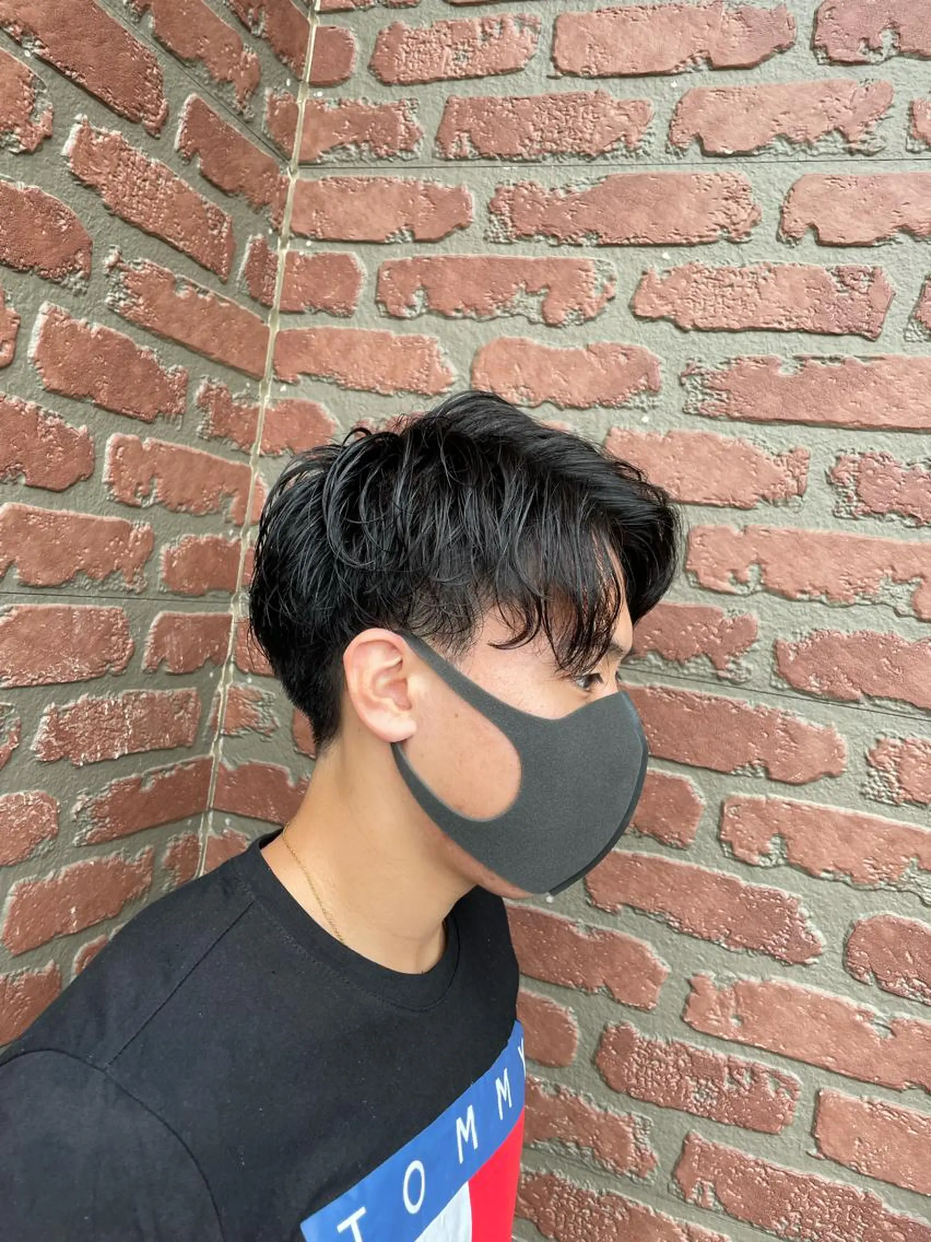 ショート パーマ メンズ 小林 崇雅　ダウンパーマのヘアスタイル