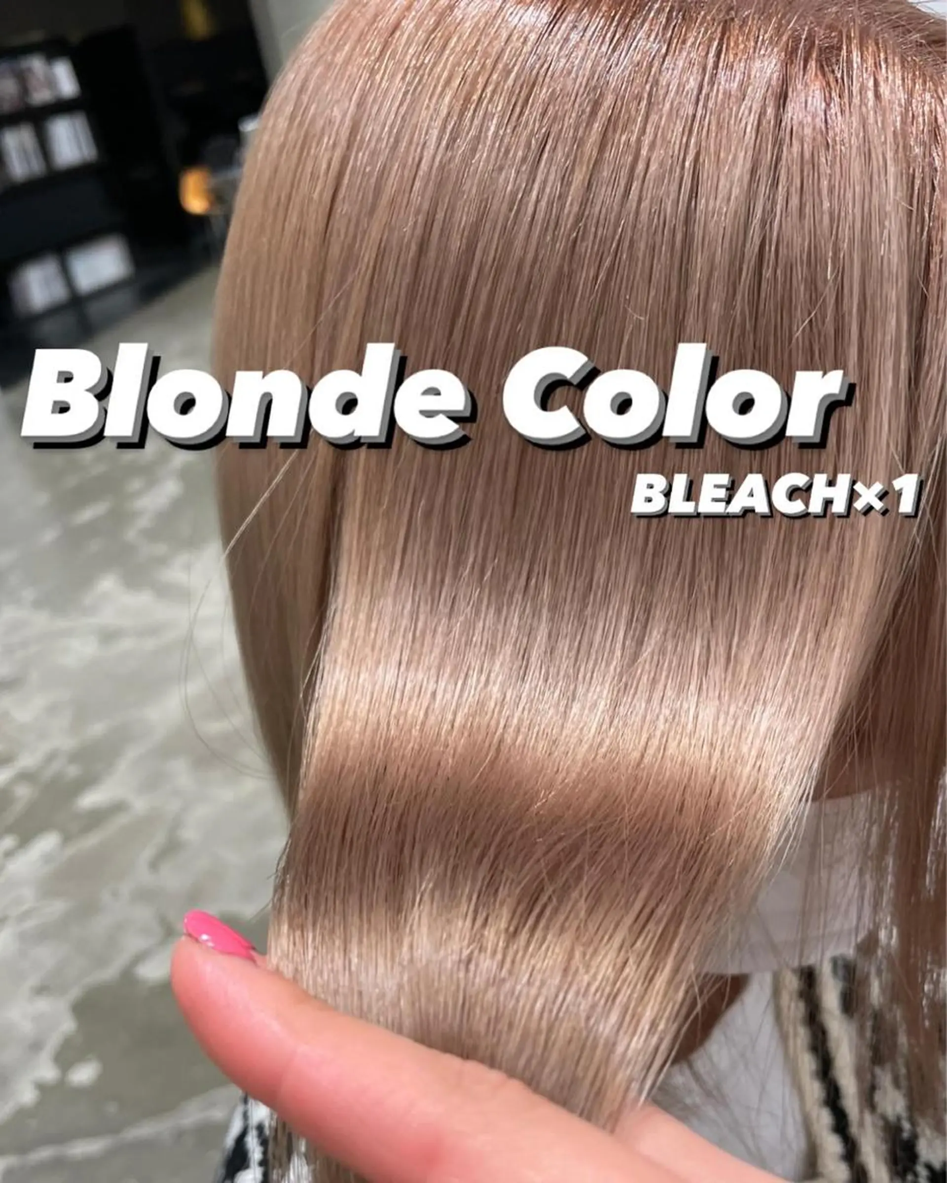 ミディアム カラー ヘアアレンジ マツエク・マツパ 【柔らか透明感✨/ 似合せ前髪】大石葉月のヘアスタイル