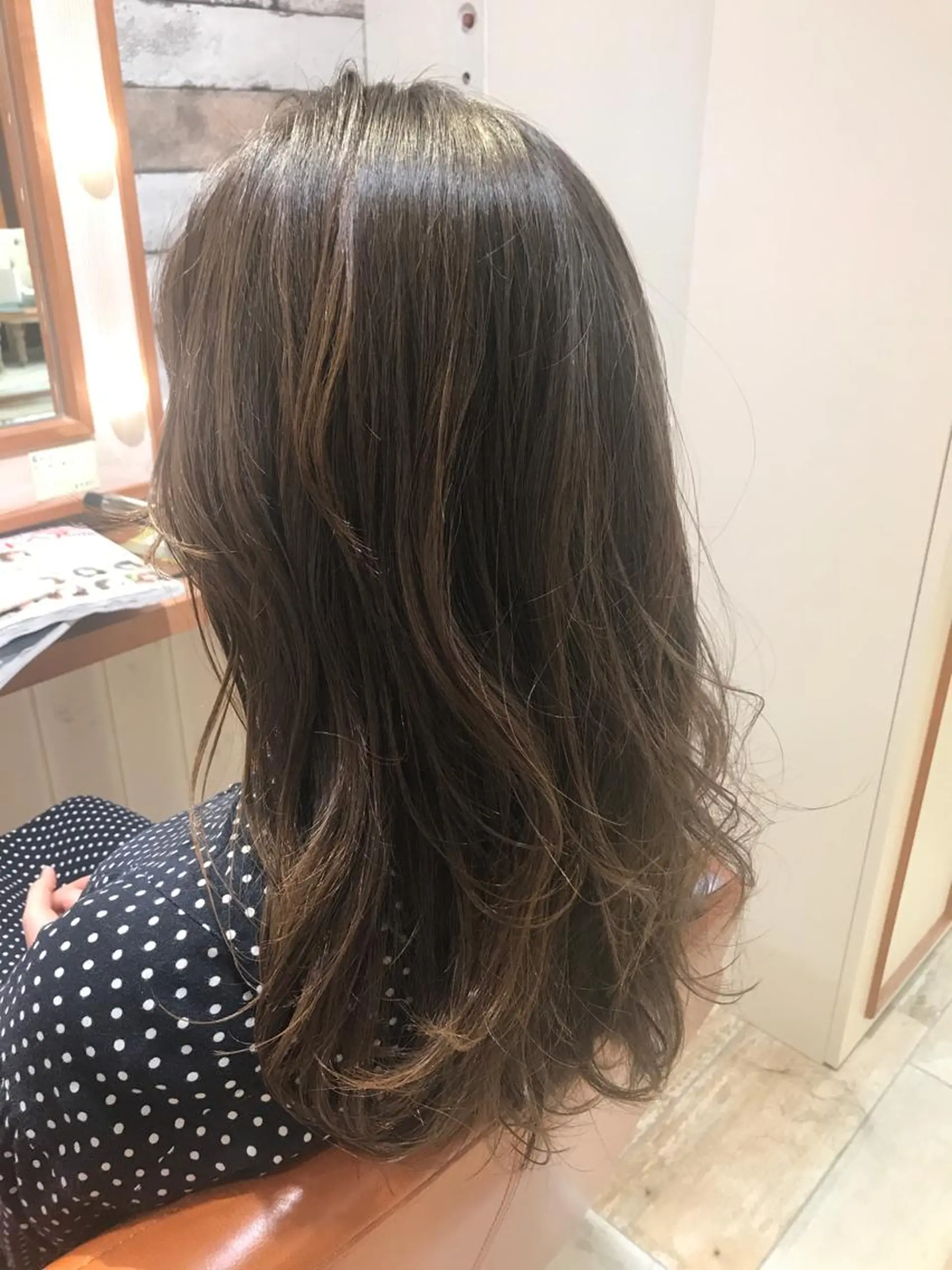 ロング パーマ 清水　ちひろ ✄トップスタイリストのヘアスタイル