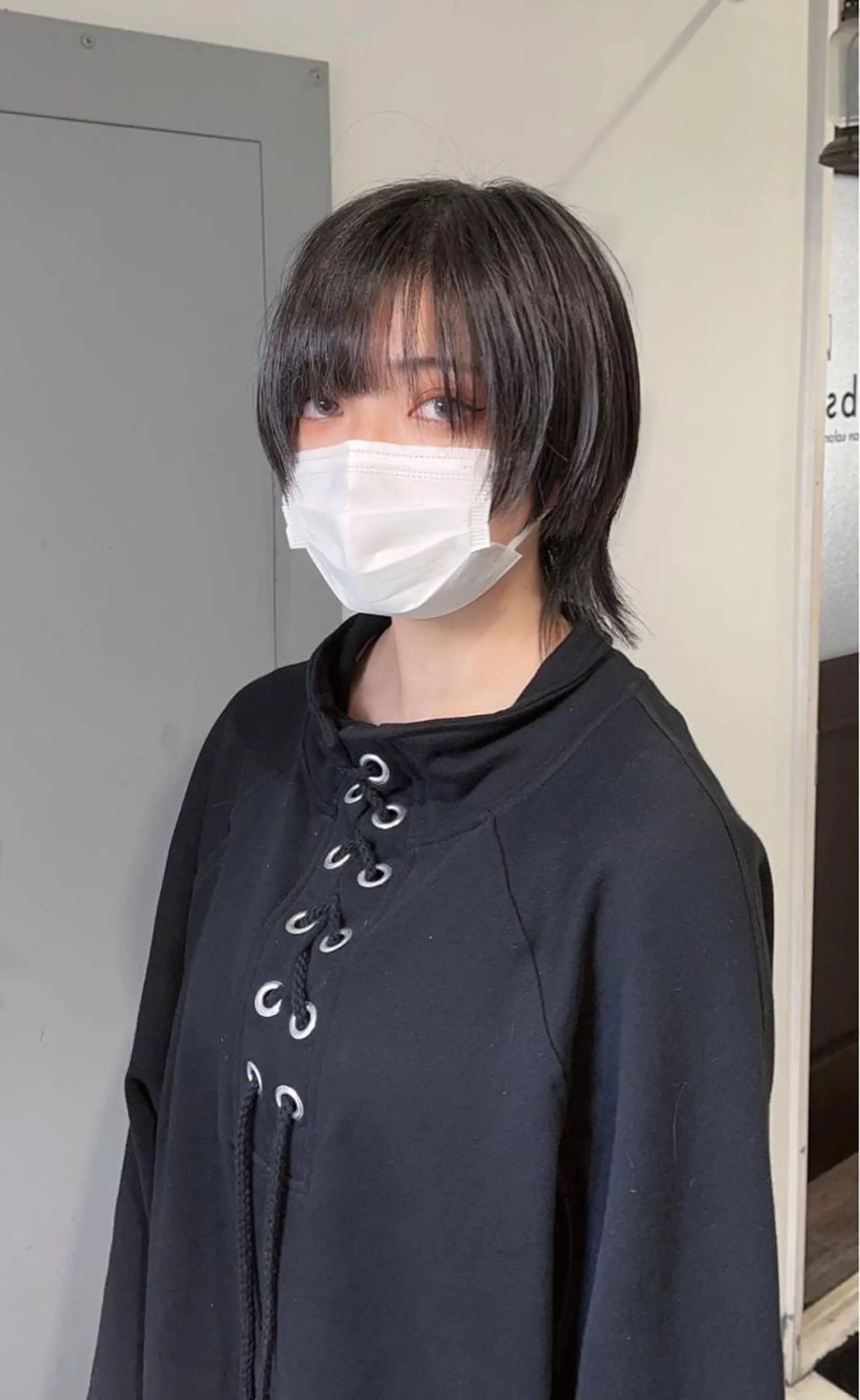 ショート ボブ 伸ばしかけ ショートヘア ウルフカット カット ウルフ/レイヤー /パーマ/島田陽稀のヘアスタイル