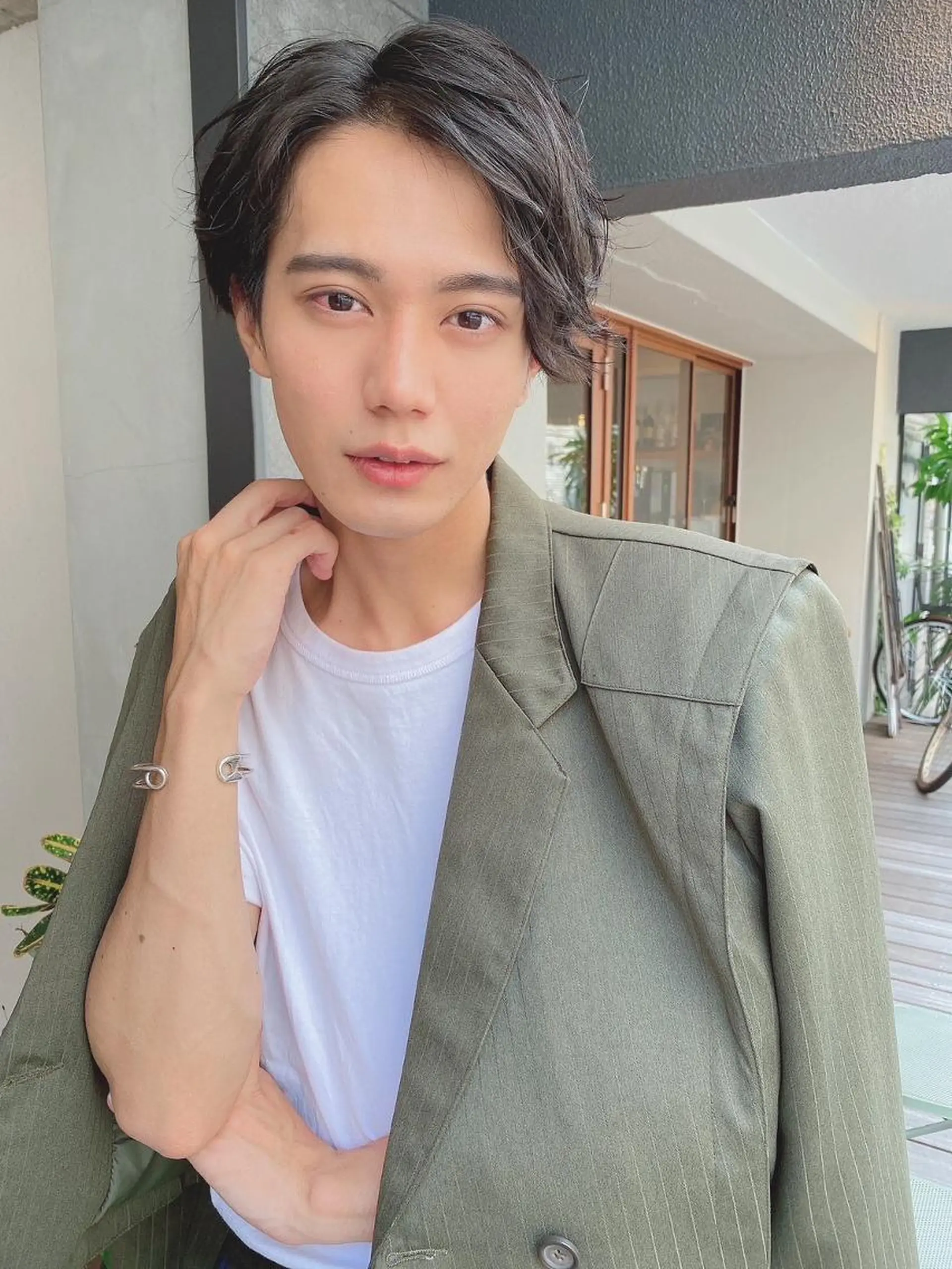 メンズ メンズ韓国風 韓国マッシュ マッシュ メンズパーマ メンズツイストパーマ 【メンズ】 ルービック豊中のヘアスタイル