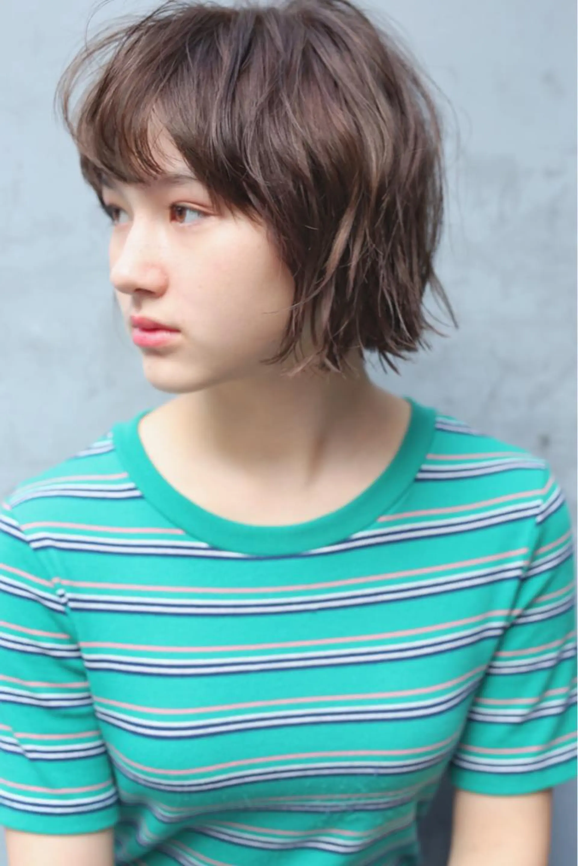 ショート カラー パーマ ボブ カット ヘアカラー トリートメント 🧼柴田 健太郎🧼のヘアスタイル