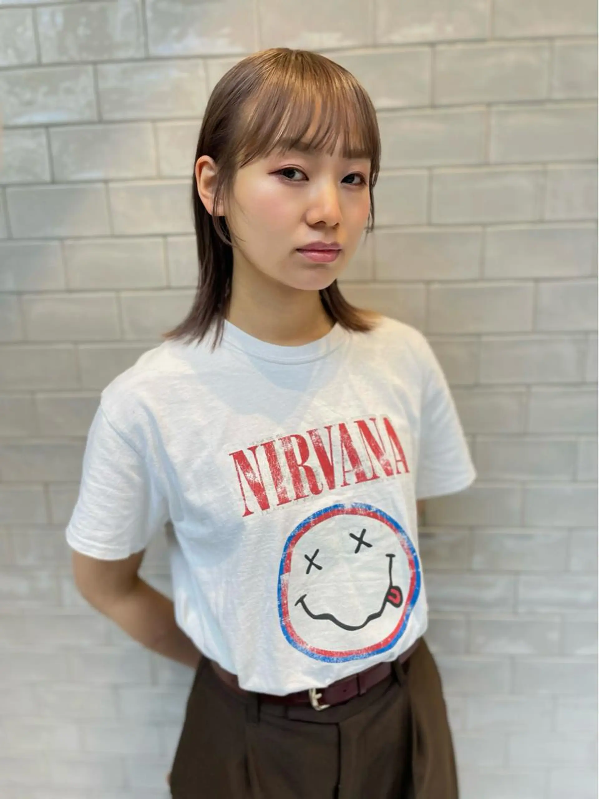 ミディアム カラー カット ヘアカラー トリートメント SALOWIN所属・ブリーチ✨ ボブ✨レイヤーのヘアスタイル