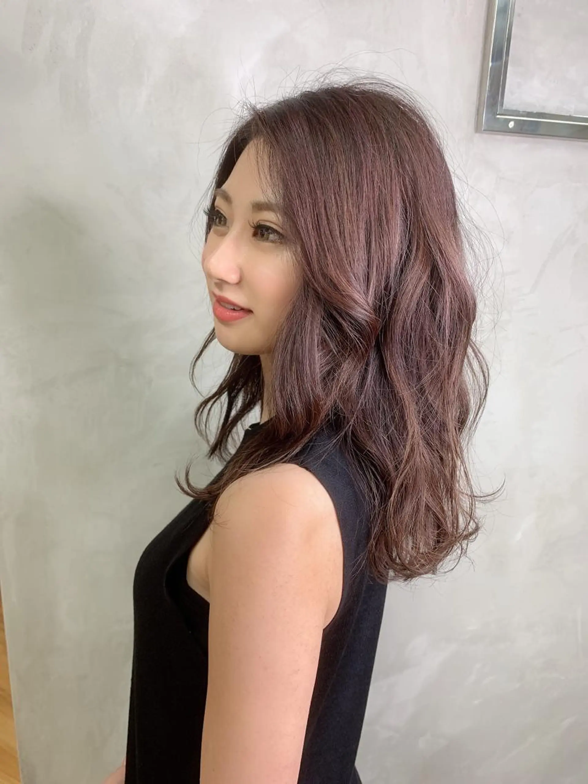 ロング ヘアカラー トリートメント Selene hair OSAKAのヘアスタイル