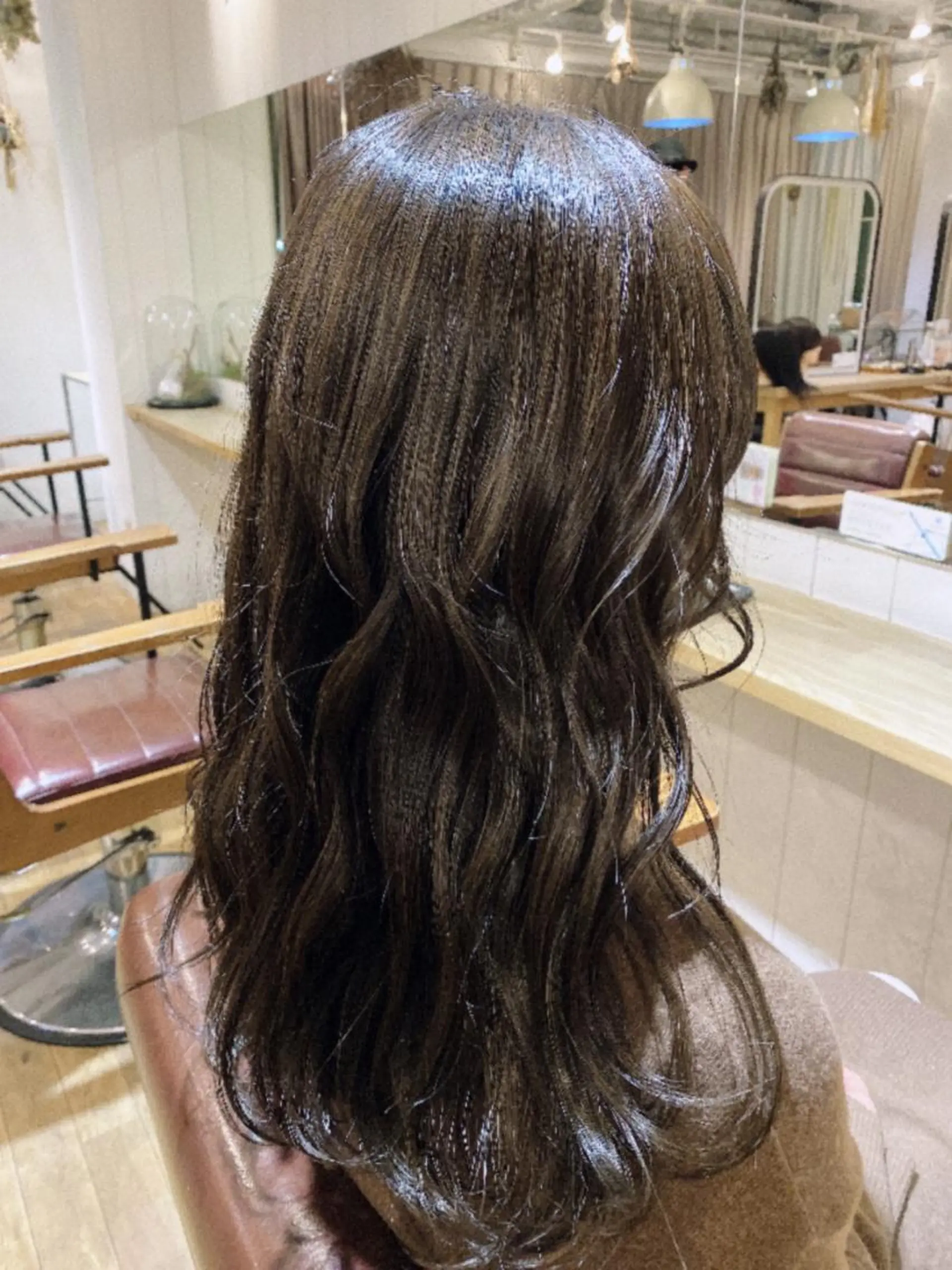 ミディアム カラー ヘアアレンジ nail chiaのネイルデザイン