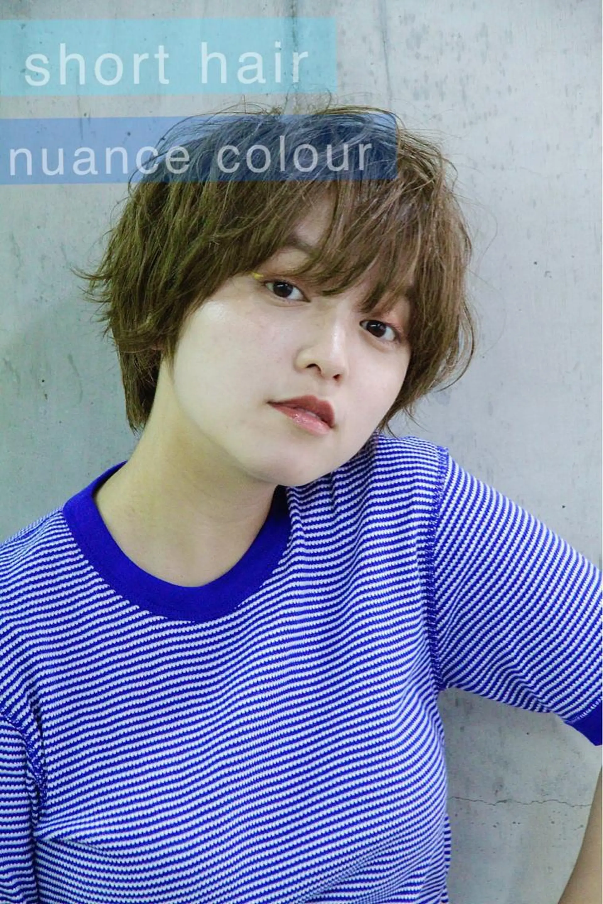 ショート カラー 舟橋 りんかのヘアスタイル