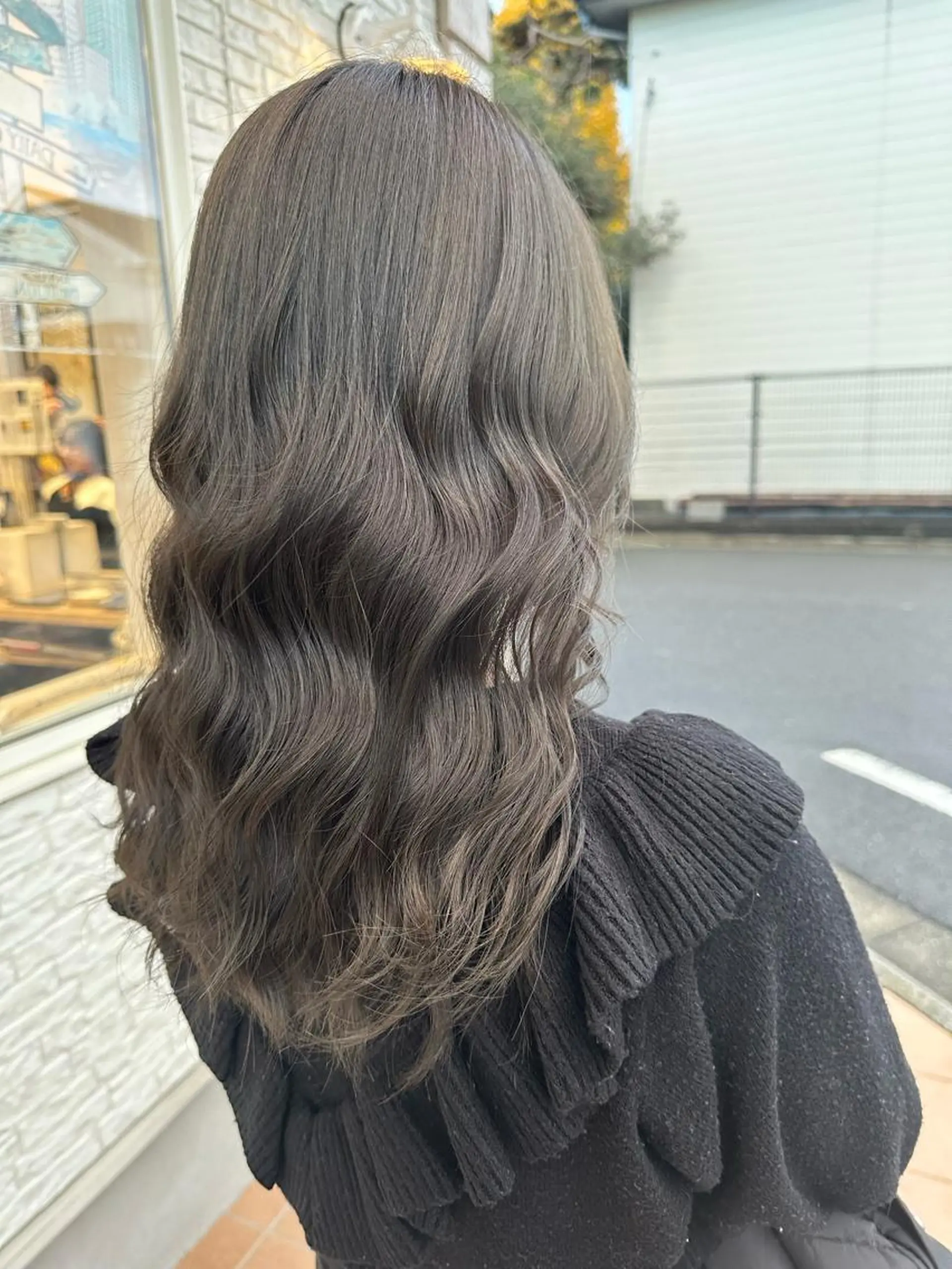 ミディアム カラー カット トリートメント ヘッドスパ 🪼高評価🪼 💎柴崎の藤咲💎のヘアスタイル