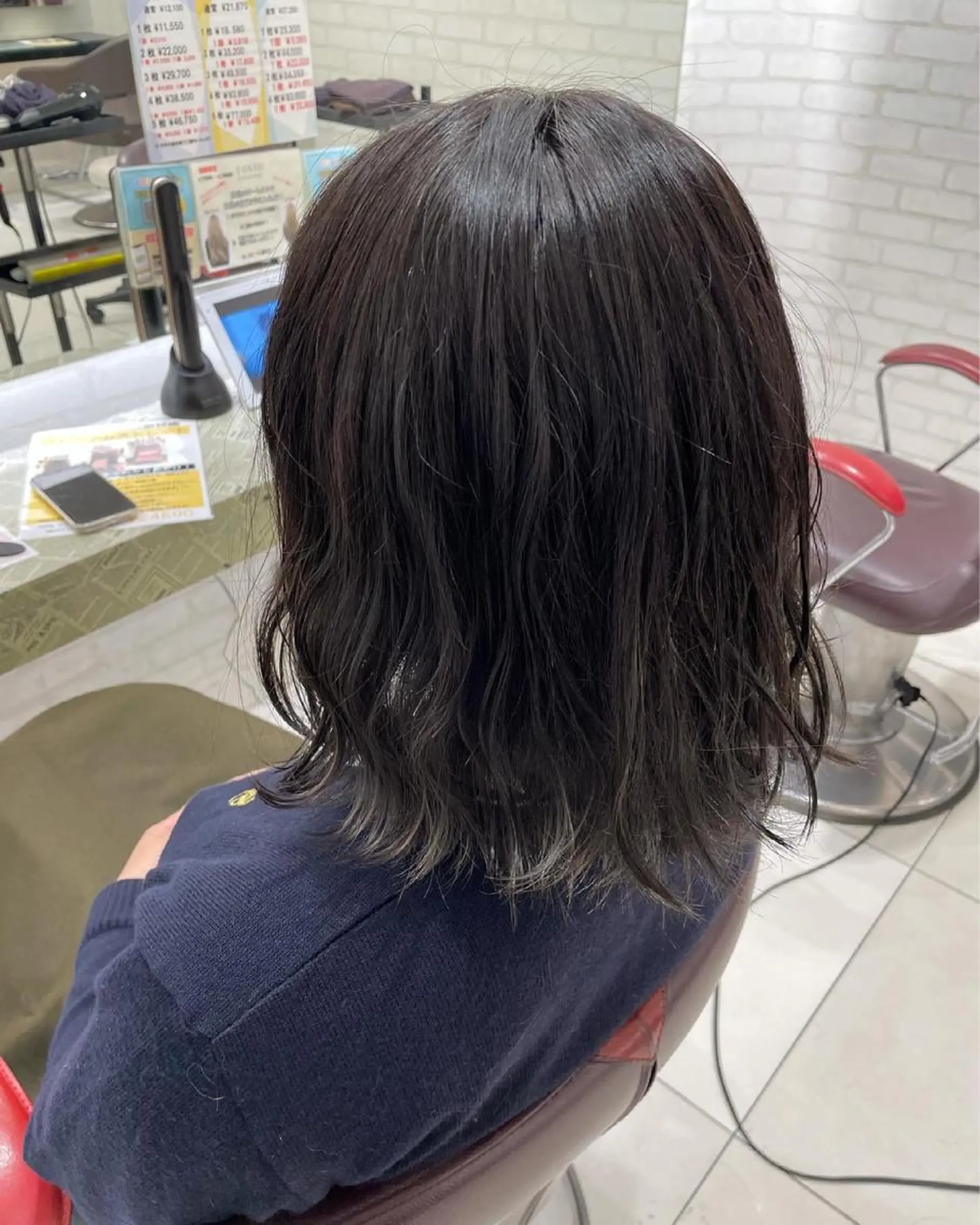 ミディアム EARTH 山﨑龍馬のヘアスタイル