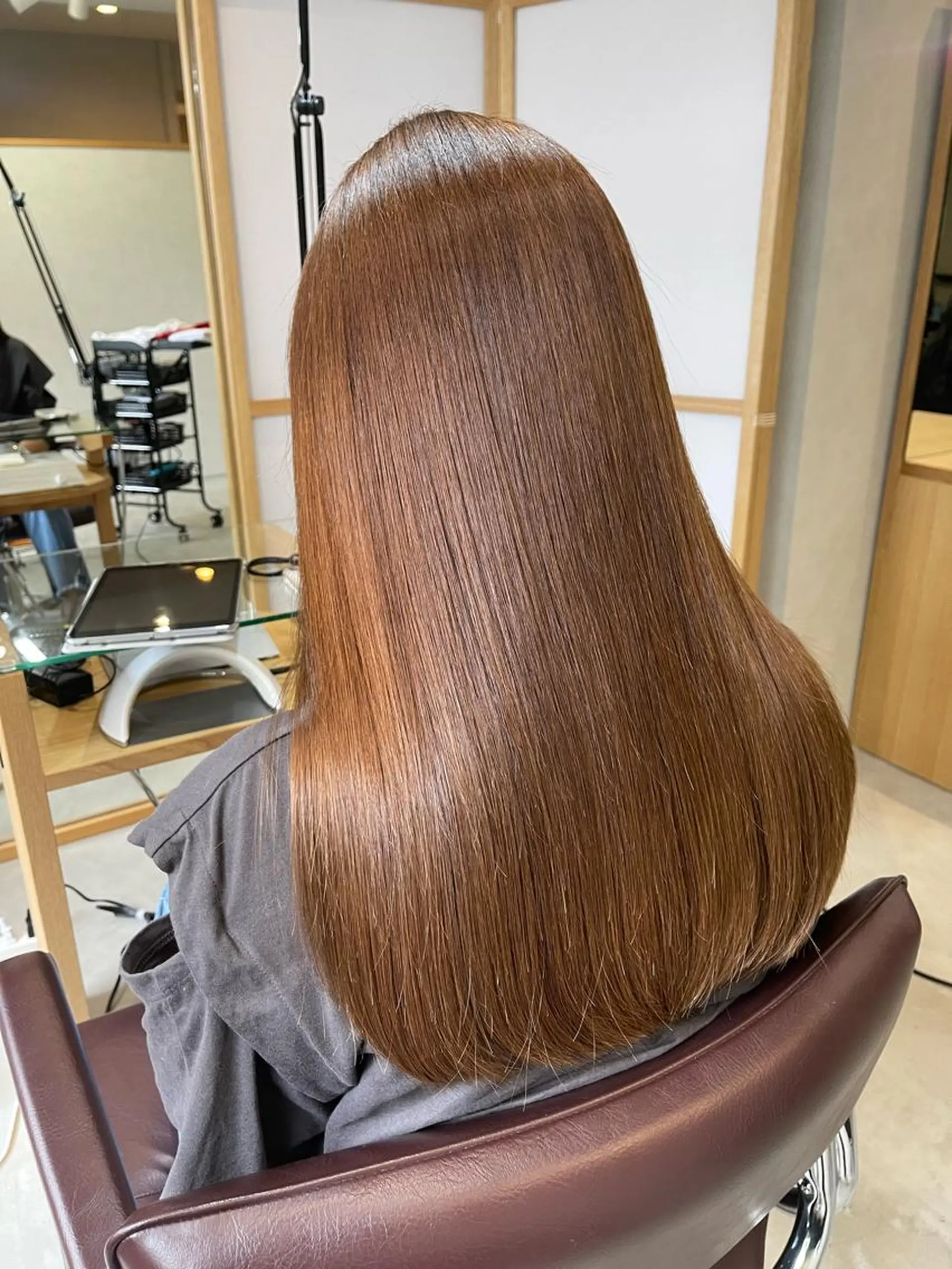 ロング 酸性ストレート ARCHE-OSAKA 心斎橋店所属・ARCHE 心斎橋 常塚のヘアスタイル