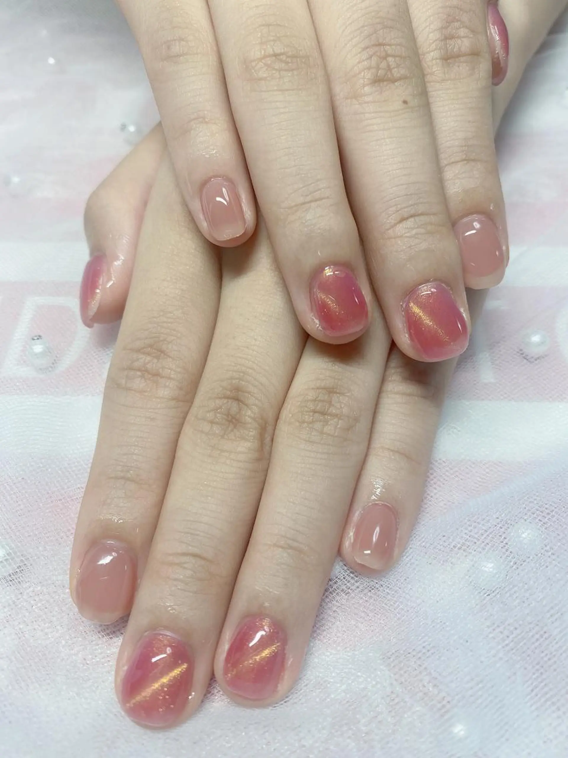 ネイル ワンカラーネイル ピンク Jasmine nailsalon所属・ジャスミン ネイルサロンのネイルデザイン