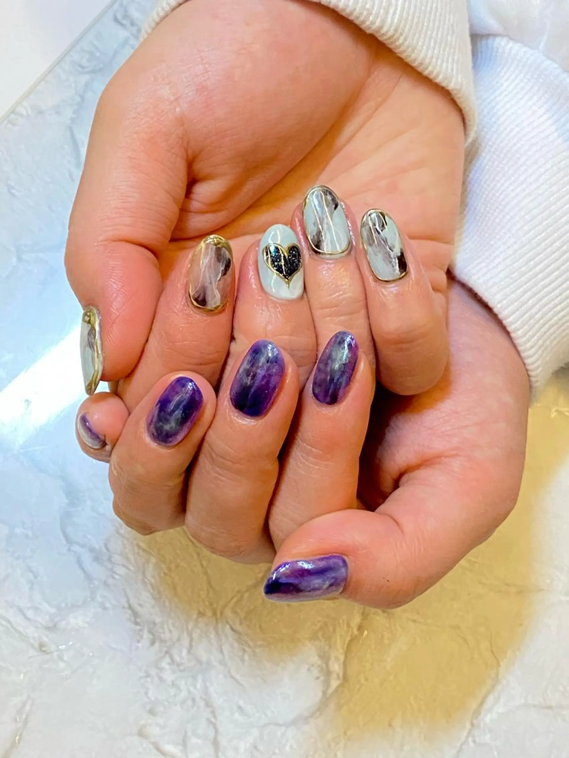ネイル ハンドネイル M nail はやまうららのネイルデザイン