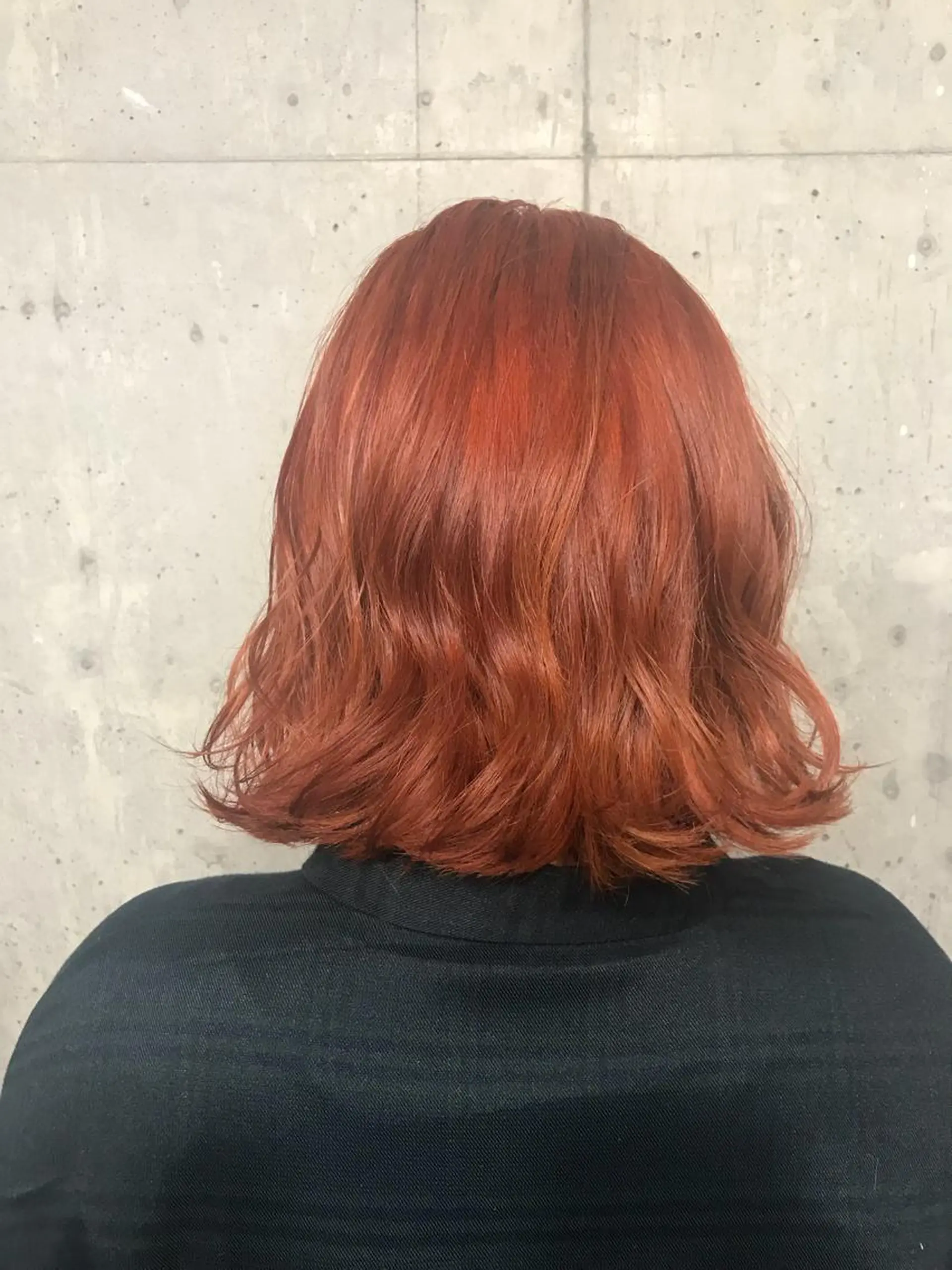 ミディアム カラー パーマ ヘアアレンジ メンズ キッズ ネイル マツエク・マツパ オレンジ カラーマツエク オレンジ サロンドミルク 原宿のヘアスタイル