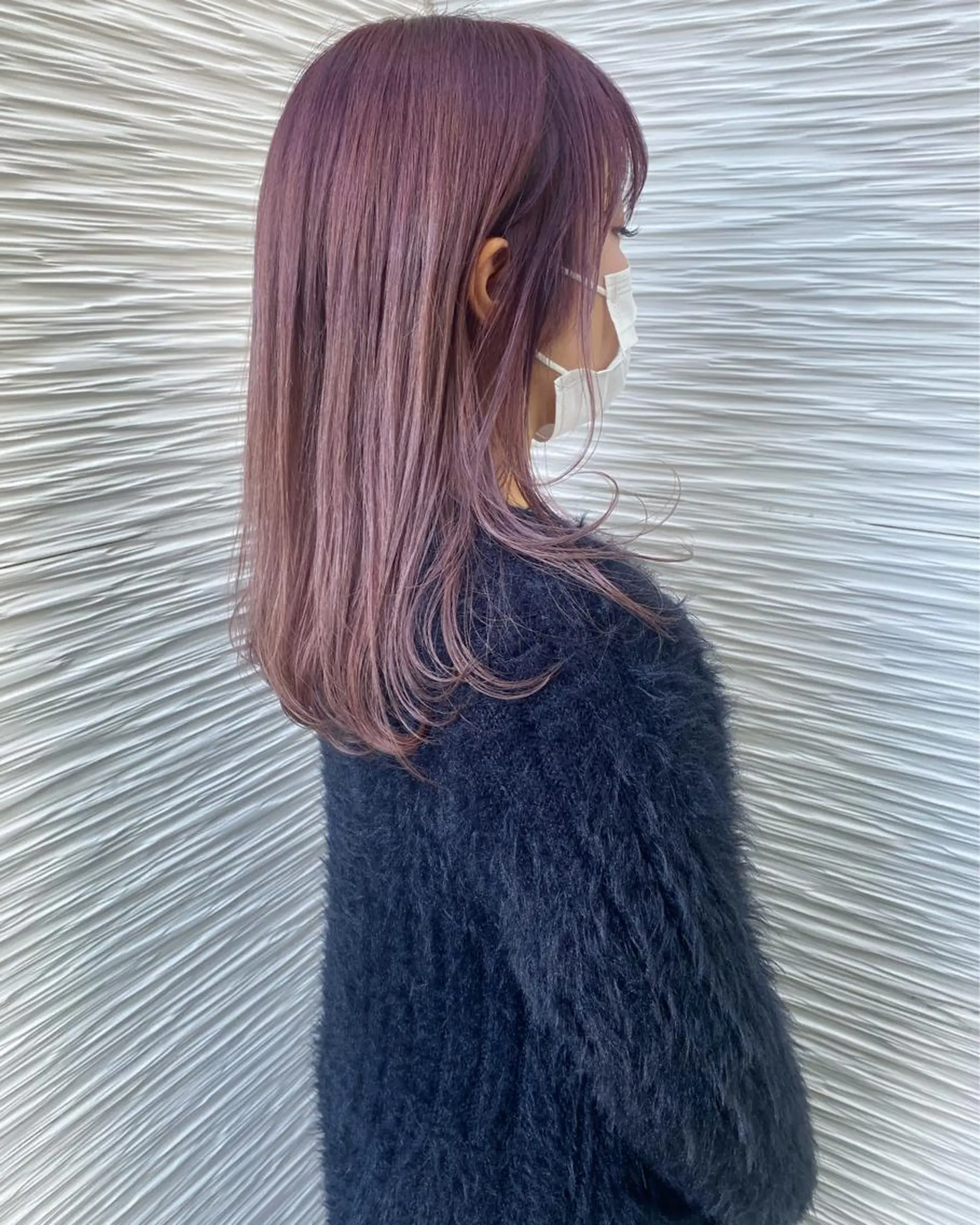 セミロング カラー ブリーチ ピンクカラー 【浜松・豊橋】 ニシモトのヘアスタイル