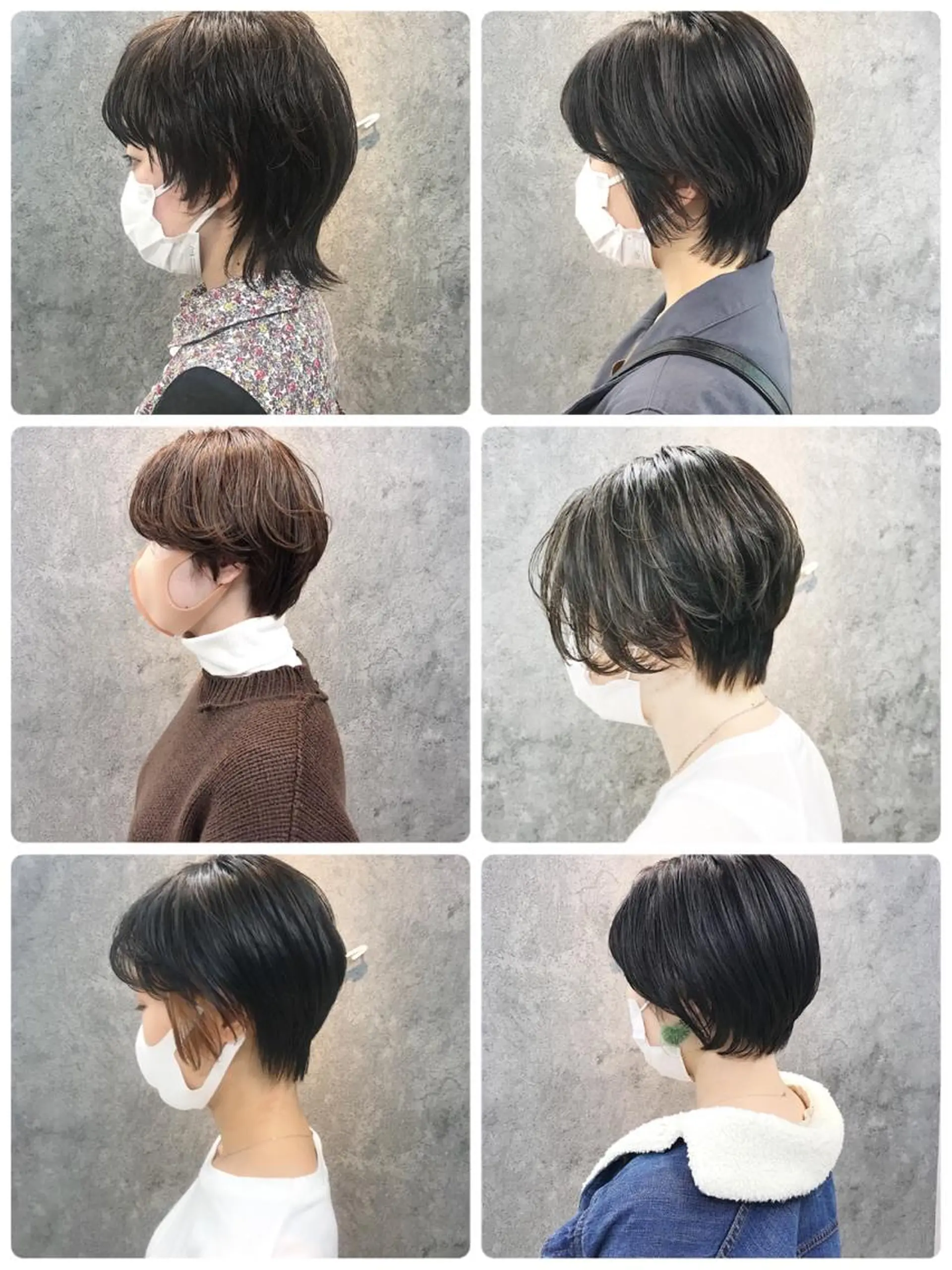 ショート ショートレイヤー ハンサムショート レイヤーカット ショートヘア ウルフカット カット 所渉/韓国レイヤー /ウルフカットのヘアスタイル