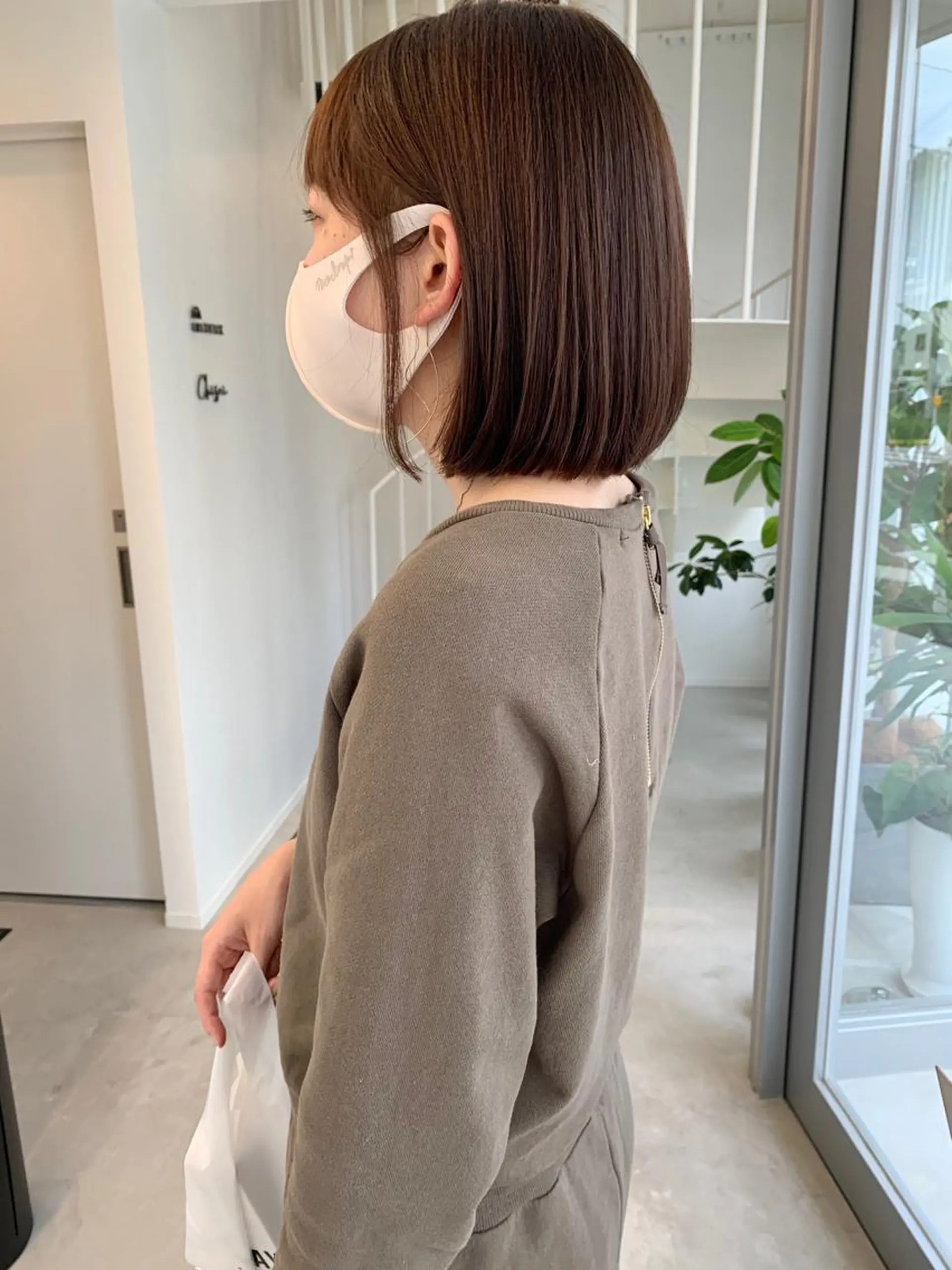 ショート Click所属・クニモトハルナ ボブ/柔らかカラーのヘアスタイル