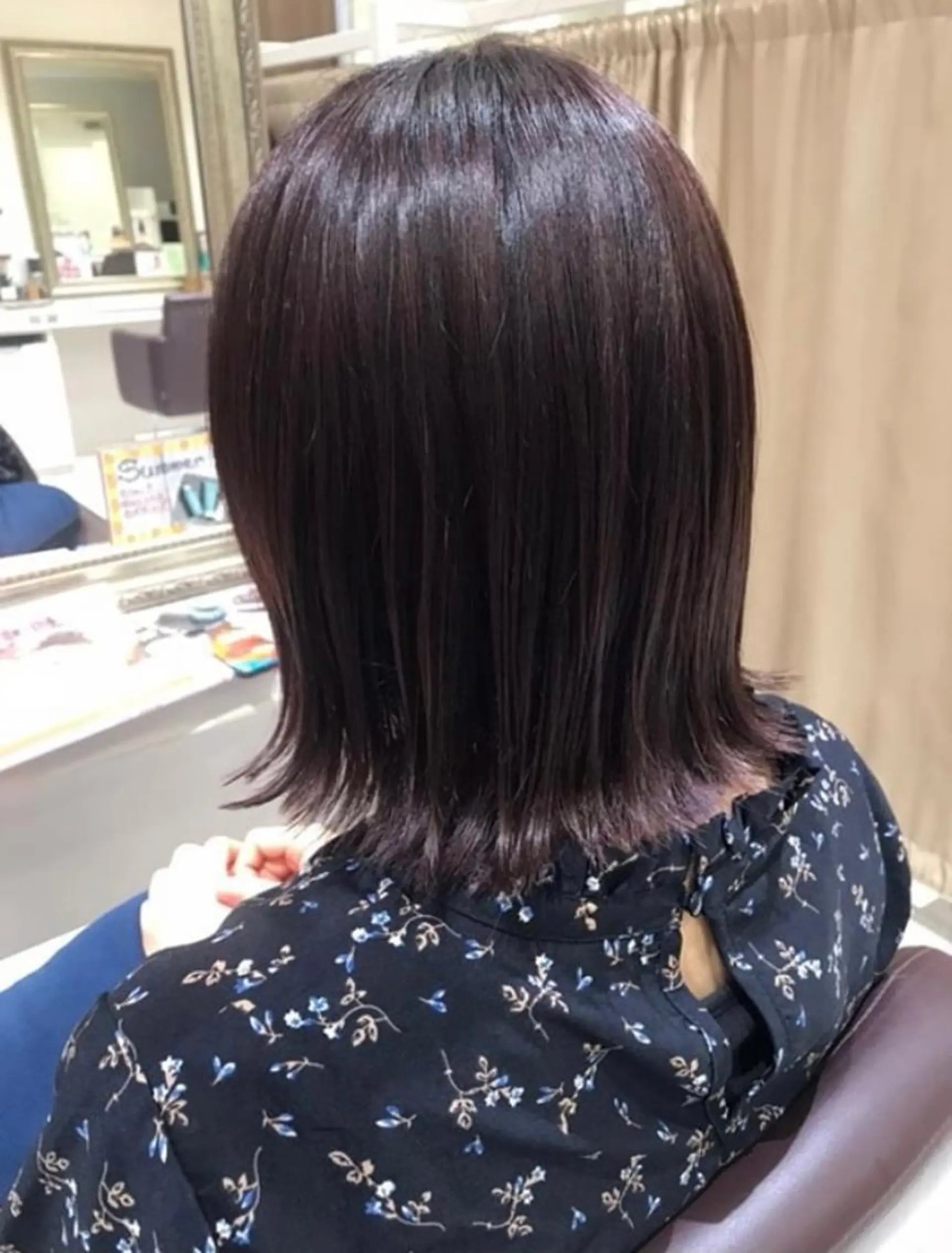 ミディアム カラー 🍊オオノ リホ🍑のヘアスタイル