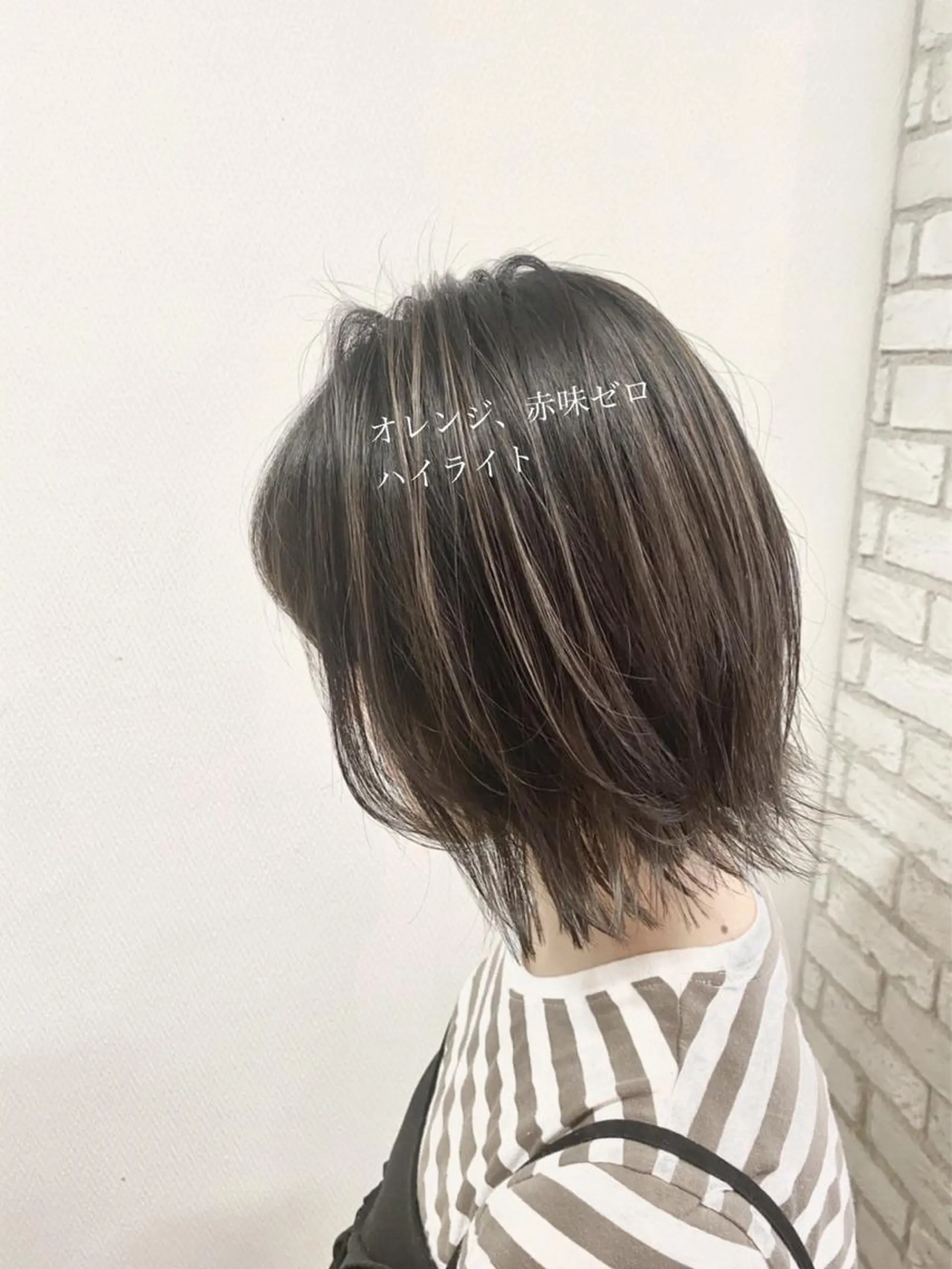 ミディアム 山本 茉希のヘアスタイル