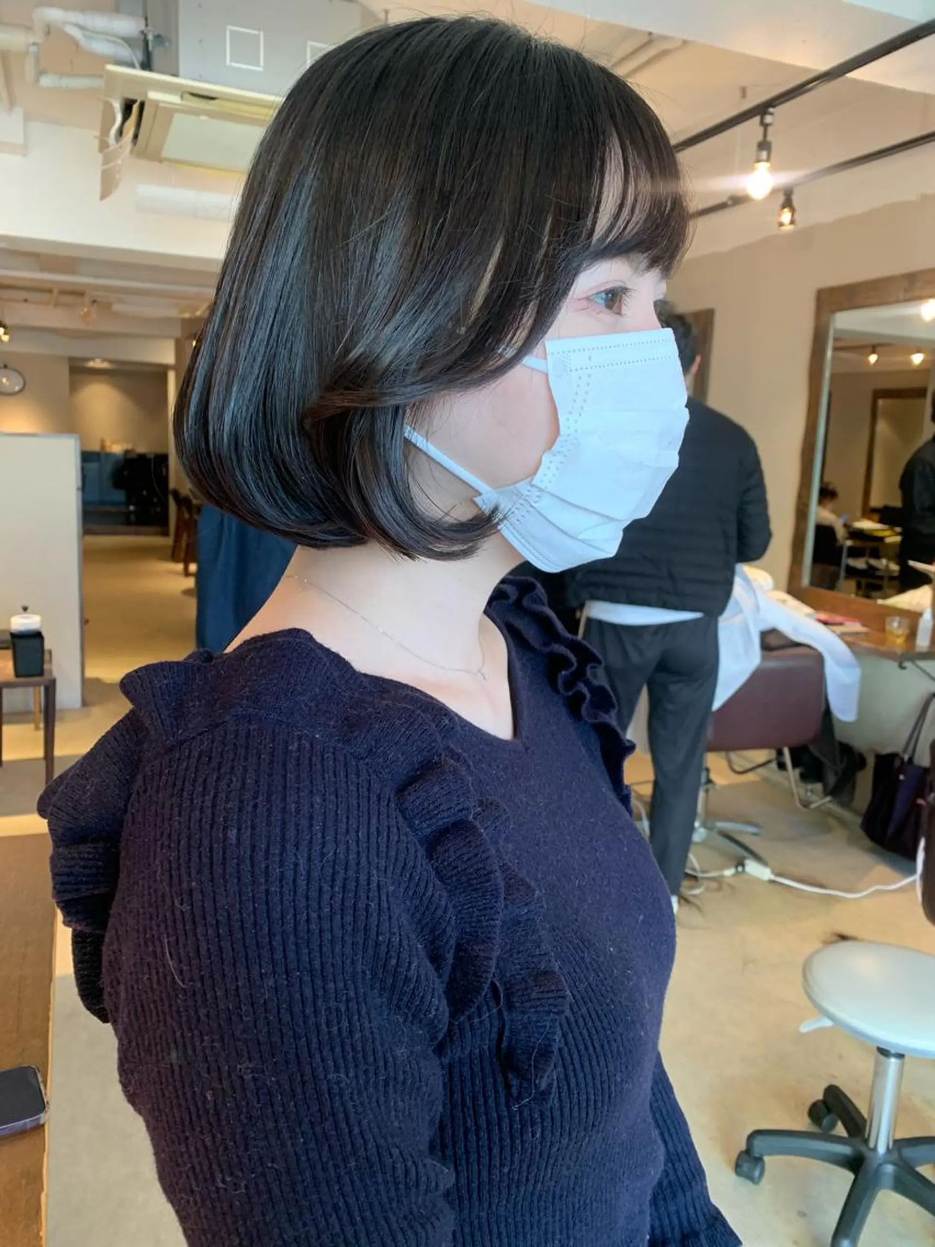 ショート カラー カット ヘアカラー トリートメント ヘッドスパ ヘアセット 透明感/オリーブ/ グレージュ/YUKAのヘアスタイル