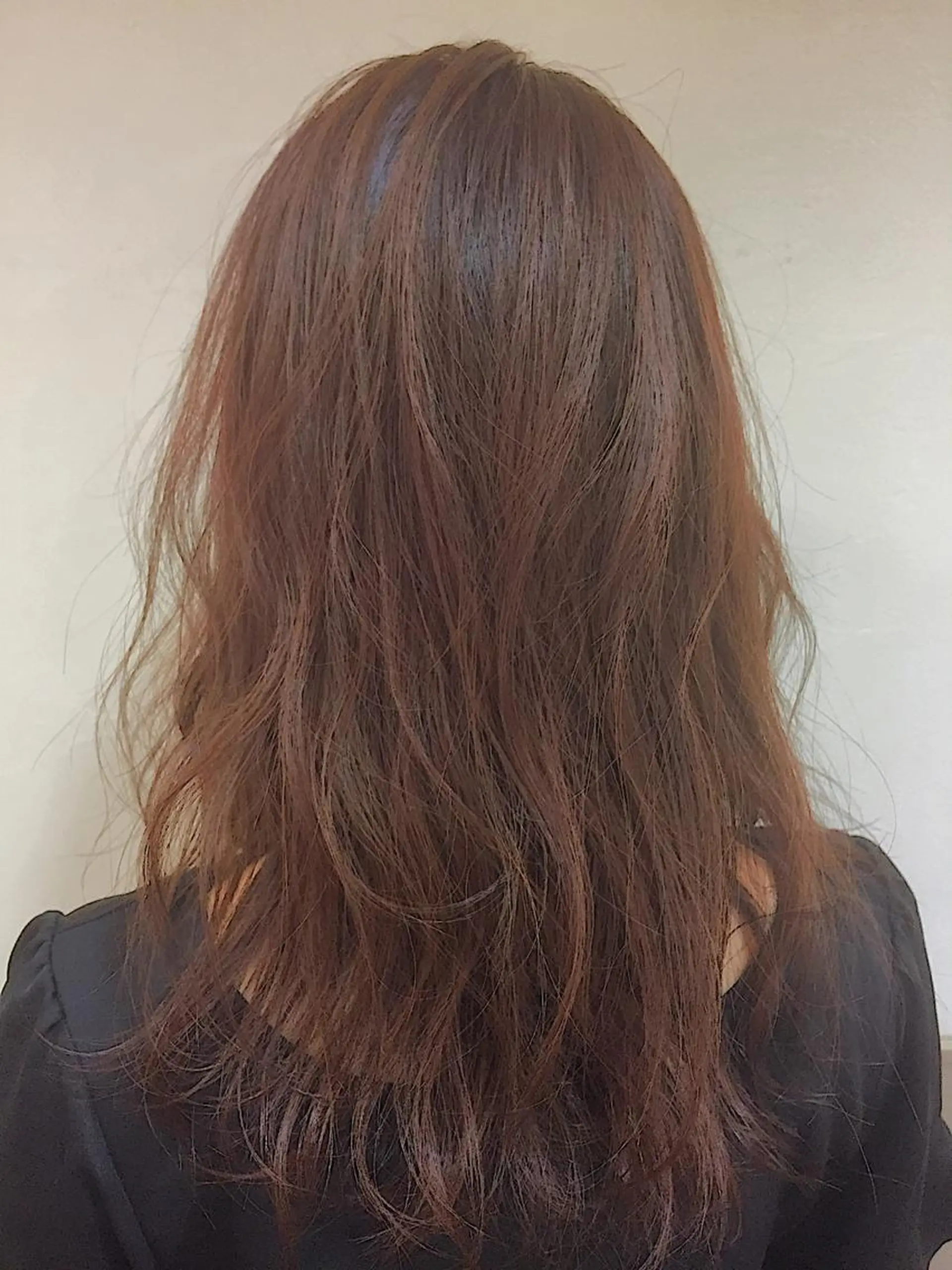 セミロング カラー パーマ ヘアアレンジ セミロングパーマ ピンクカラー 可愛いを作る神 ナオヒロのヘアスタイル