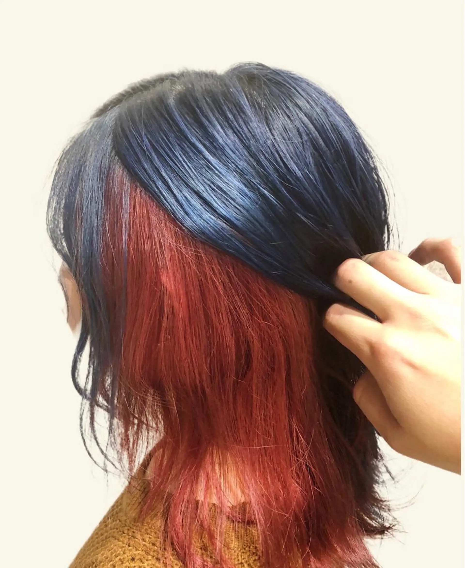 ミディアム カラー ケアブリーチ /髪質 改善/古橋圭史郎のヘアスタイル