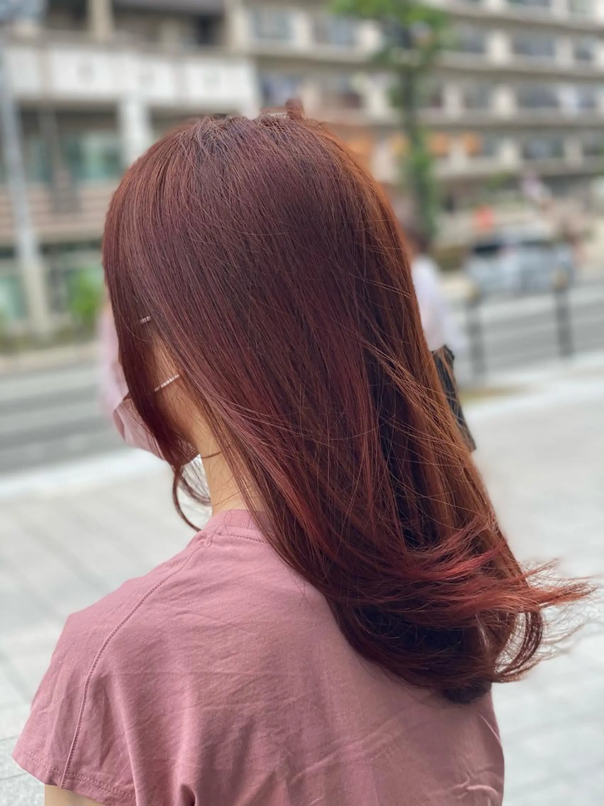 セミロング カラー 髪質改善 大内翔太のヘアスタイル