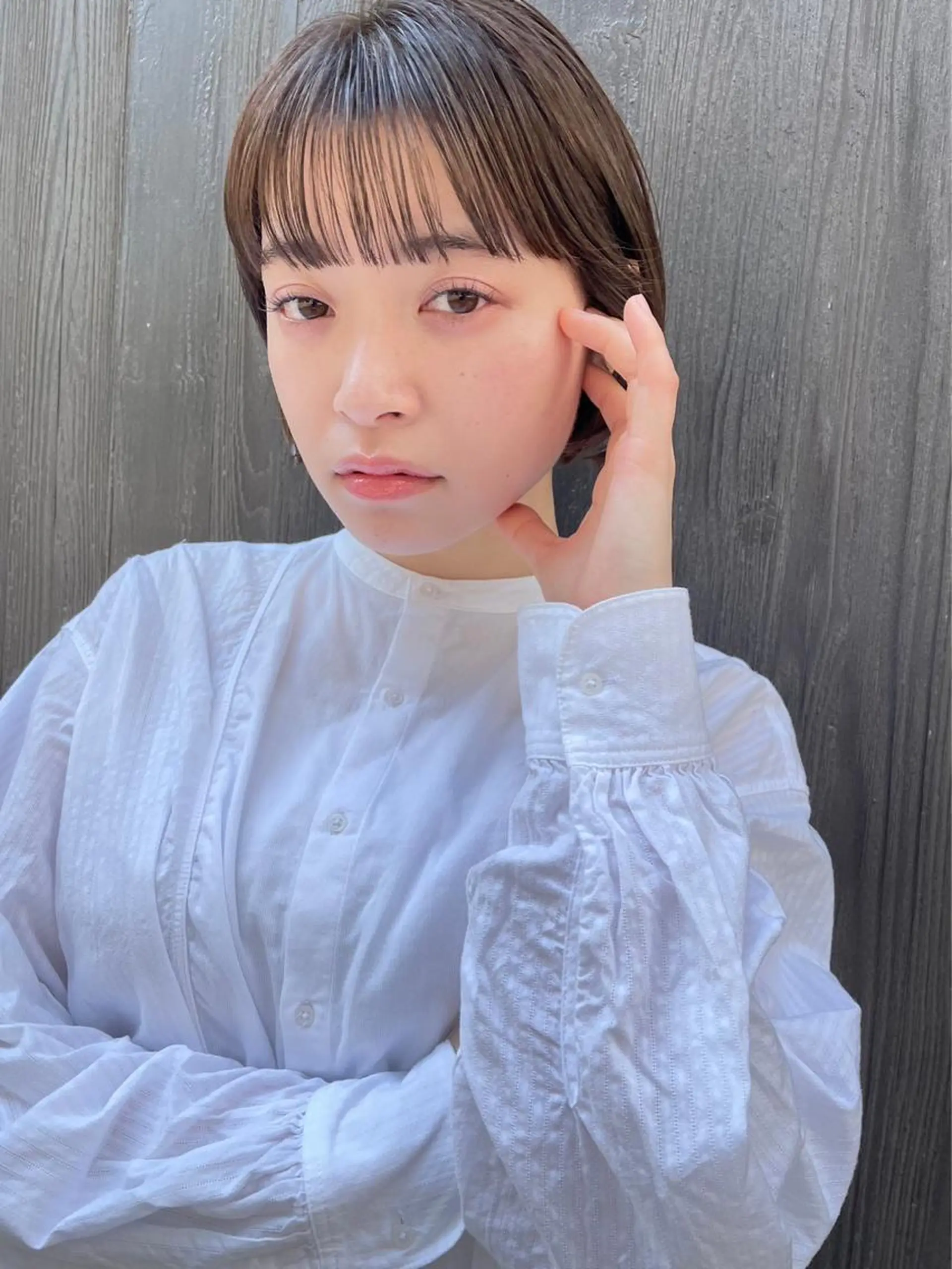 カラー KAZUKI新宿 カット　パーマのヘアスタイル