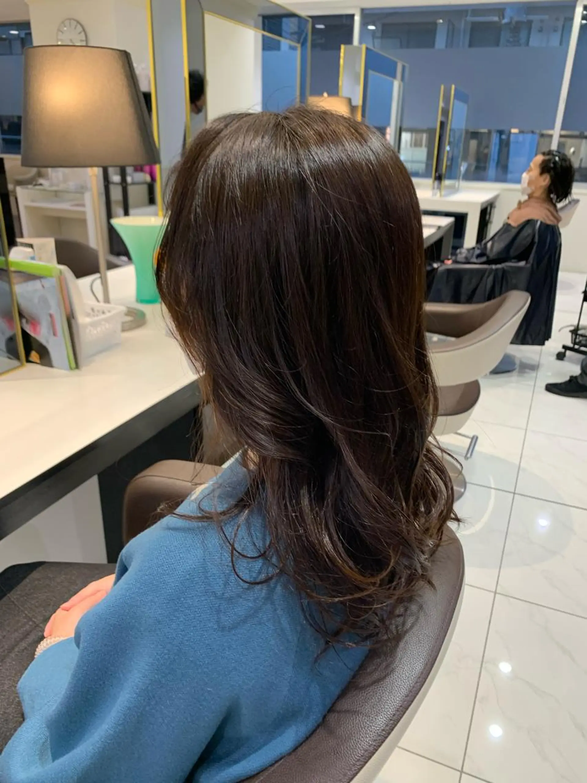 ロング カラー 小田切 栄司のヘアスタイル