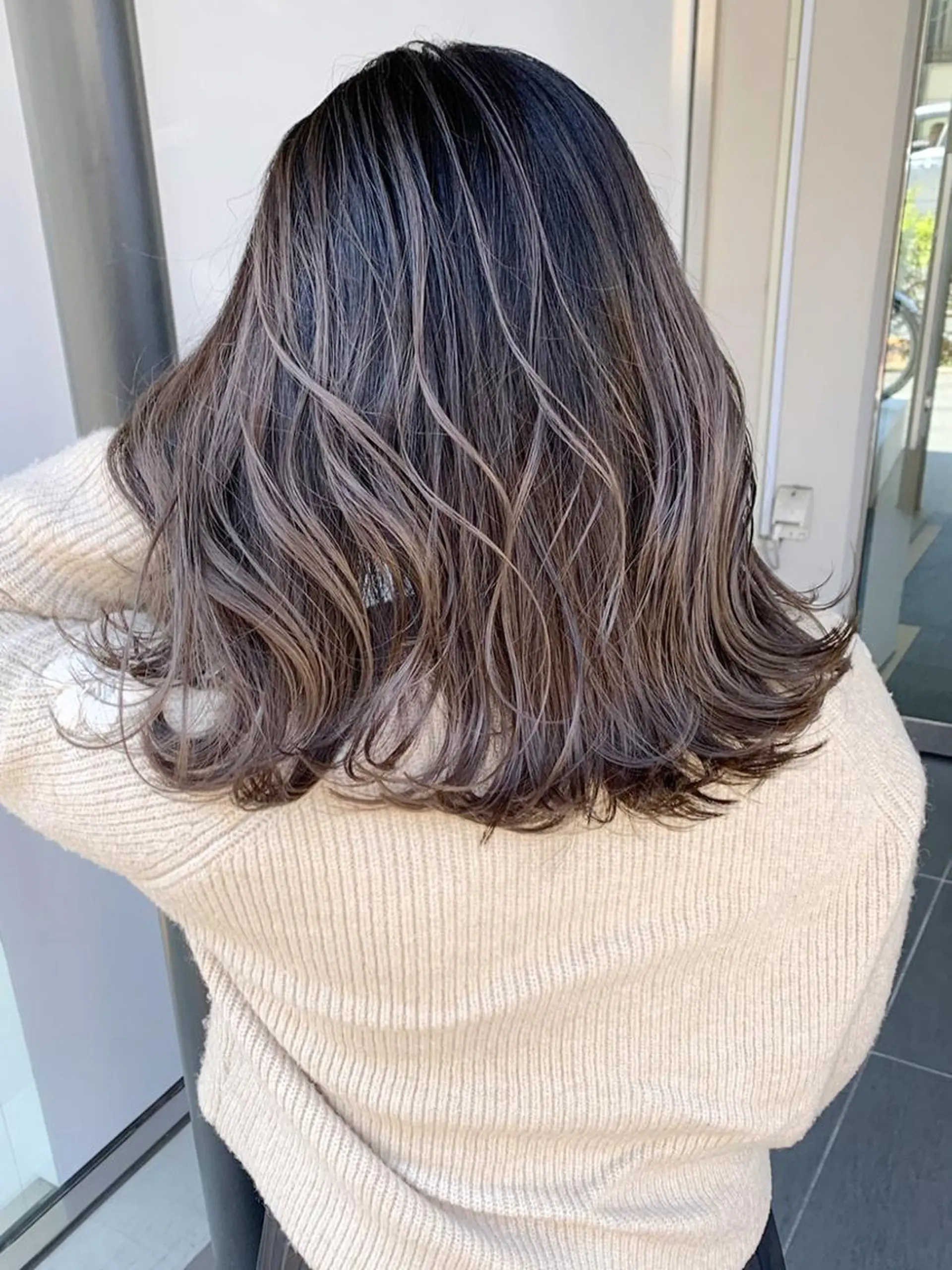 ミディアム カラー カット ヘアカラー トリートメント ITbyALBUM 中野店のヘアスタイル