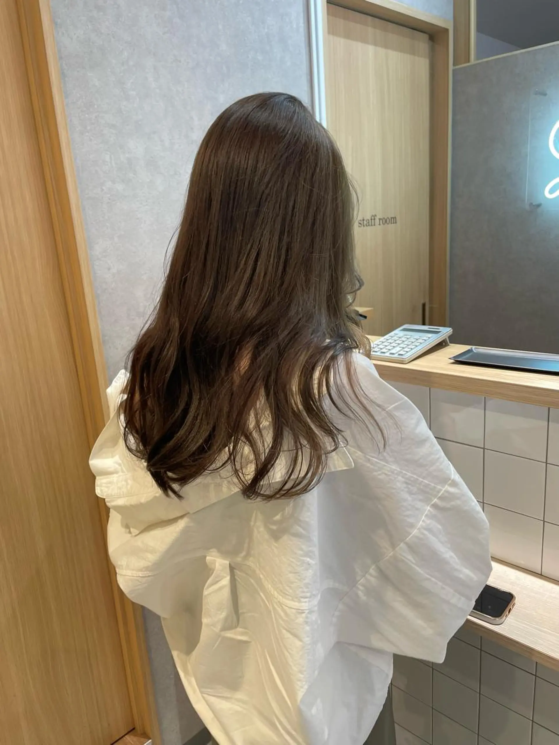 ミディアム 女性スタイリスト専門サロン Zina 天神西通り所属・艶髪韓国ヘア MANAMI🎀のヘアスタイル