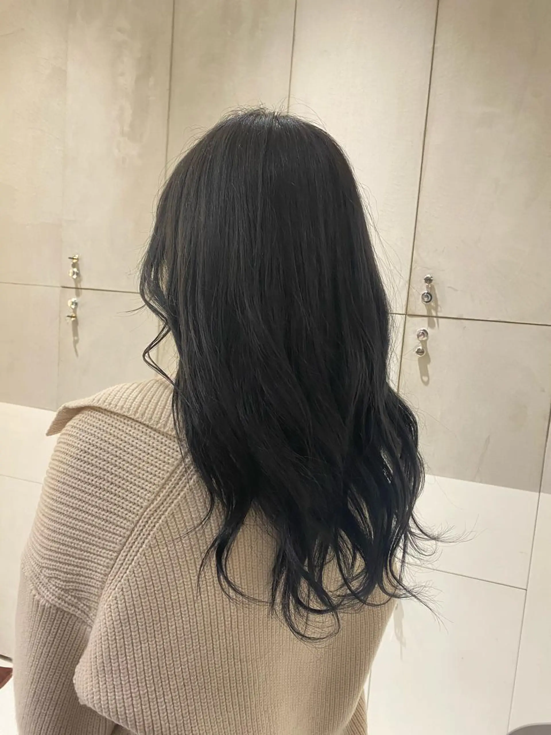 ロング カラー ブルーカラー ラベンダーカラー ヘアカラー トリートメント ヘアセット ナチュラル/韓国💎 haruka 💎のヘアスタイル