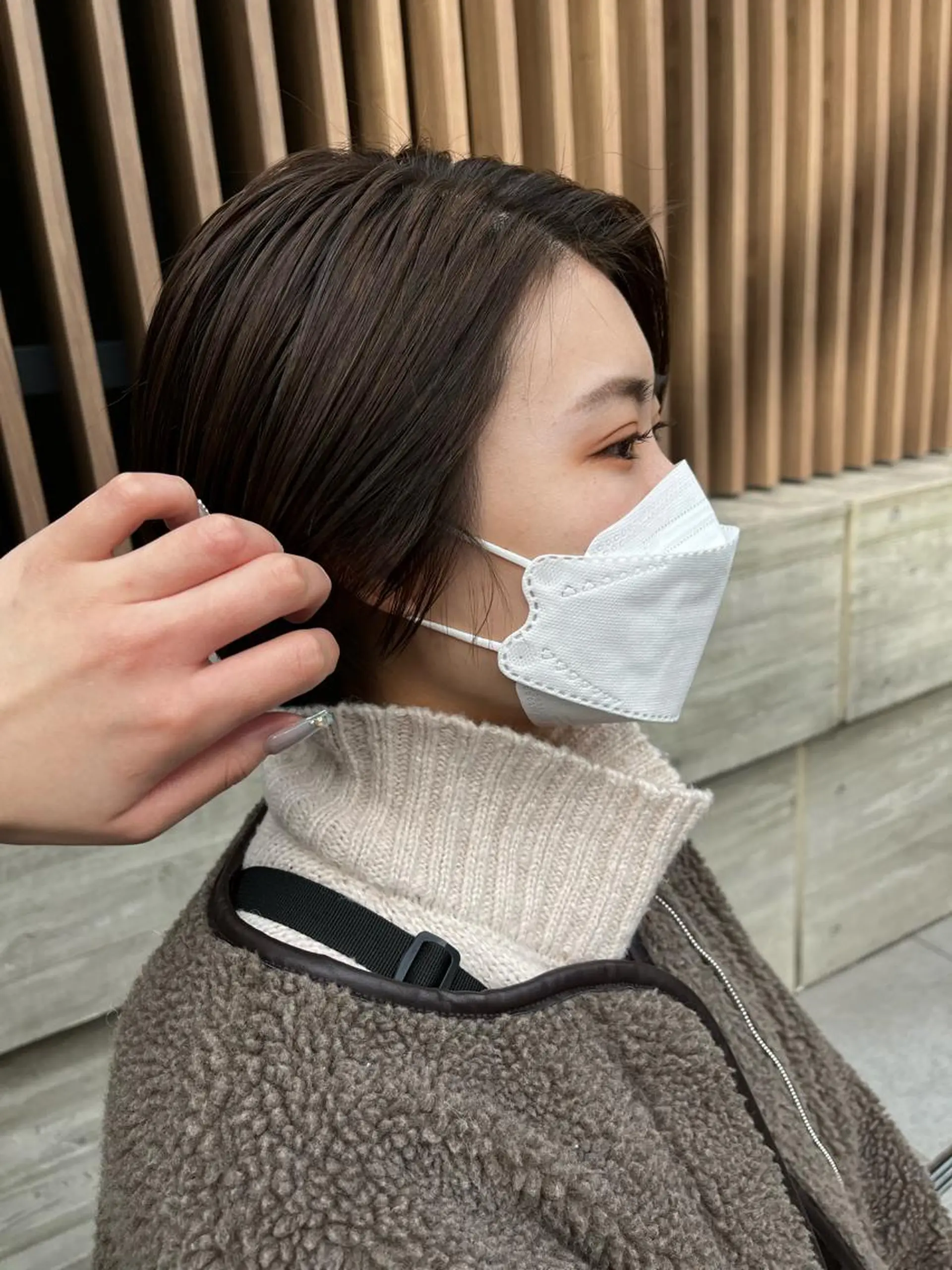 ショート ヘアアレンジ 髪質改善/縮毛矯正 艶カラー/珠聡のヘアスタイル