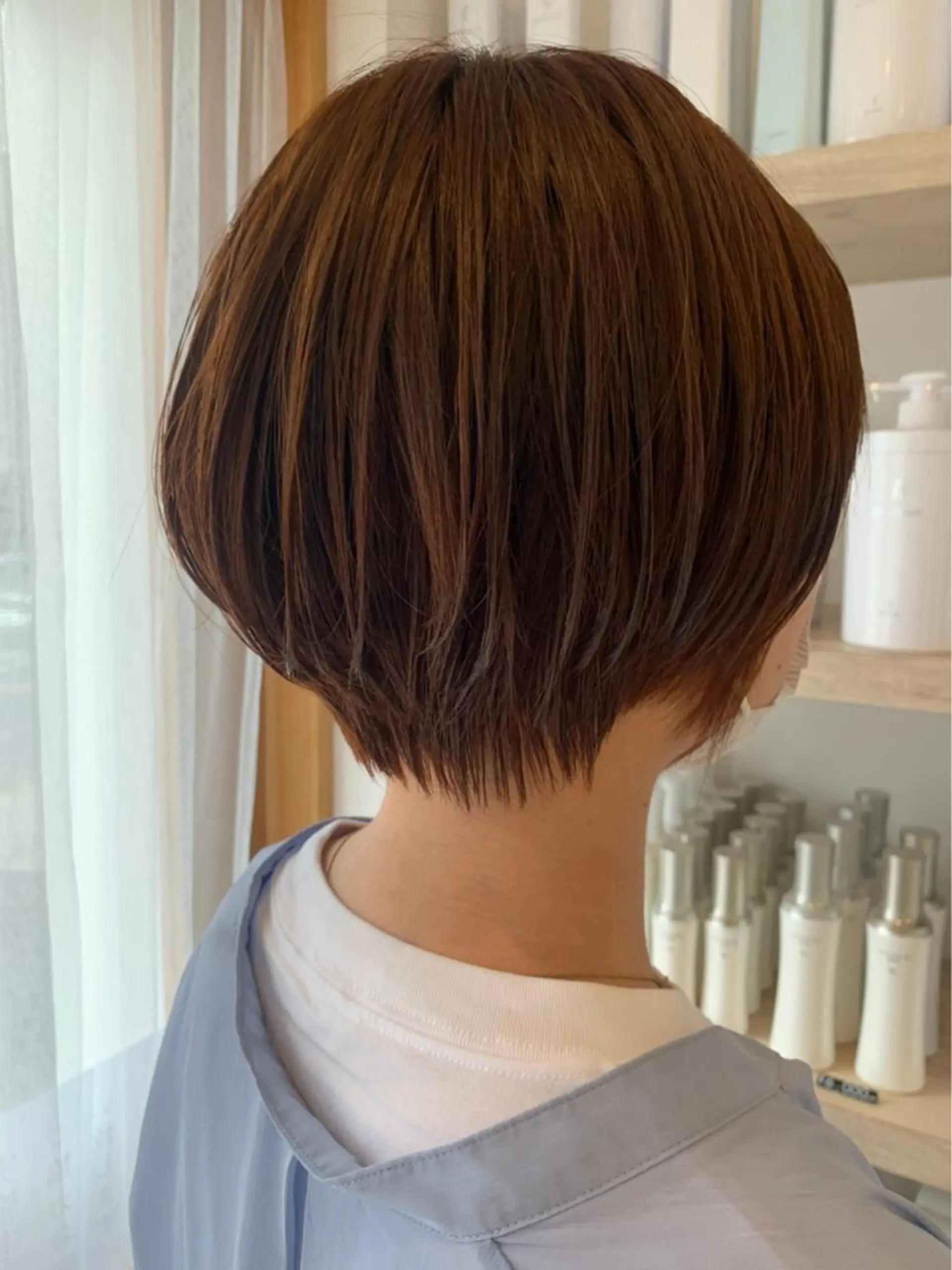 ショート ホラオク カナエのヘアスタイル