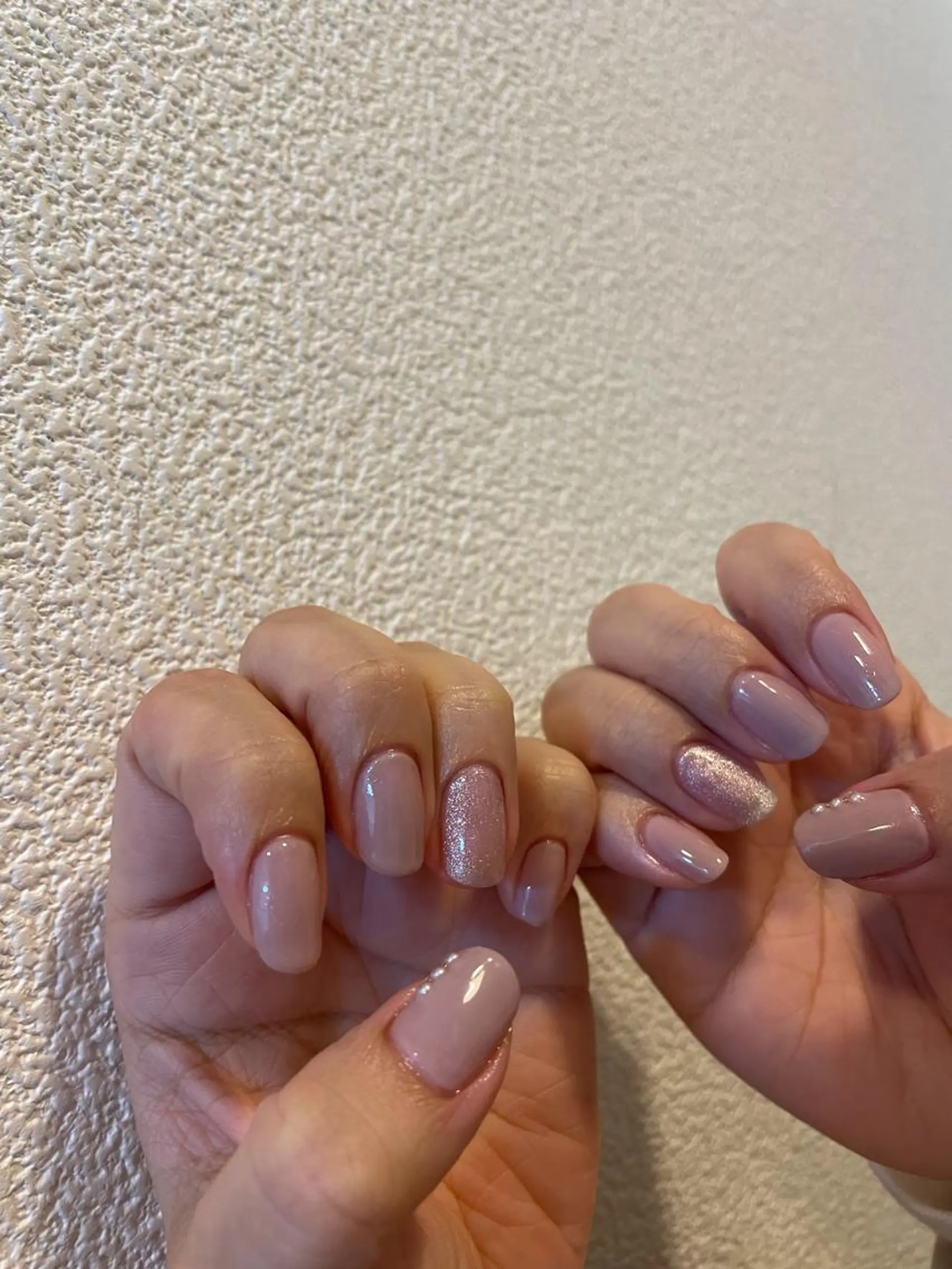 ネイル 桜ネイル 長さ出し フットネイル フレンチネイル ジェルネイル Mogu nail 二子玉川のネイルデザイン