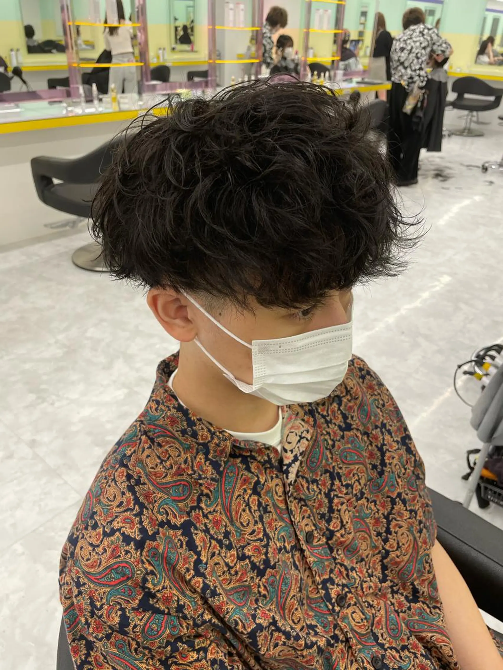 パーマ メンズ カット パーマ 横浜メンズパーマ🔥 大野賢人のヘアスタイル