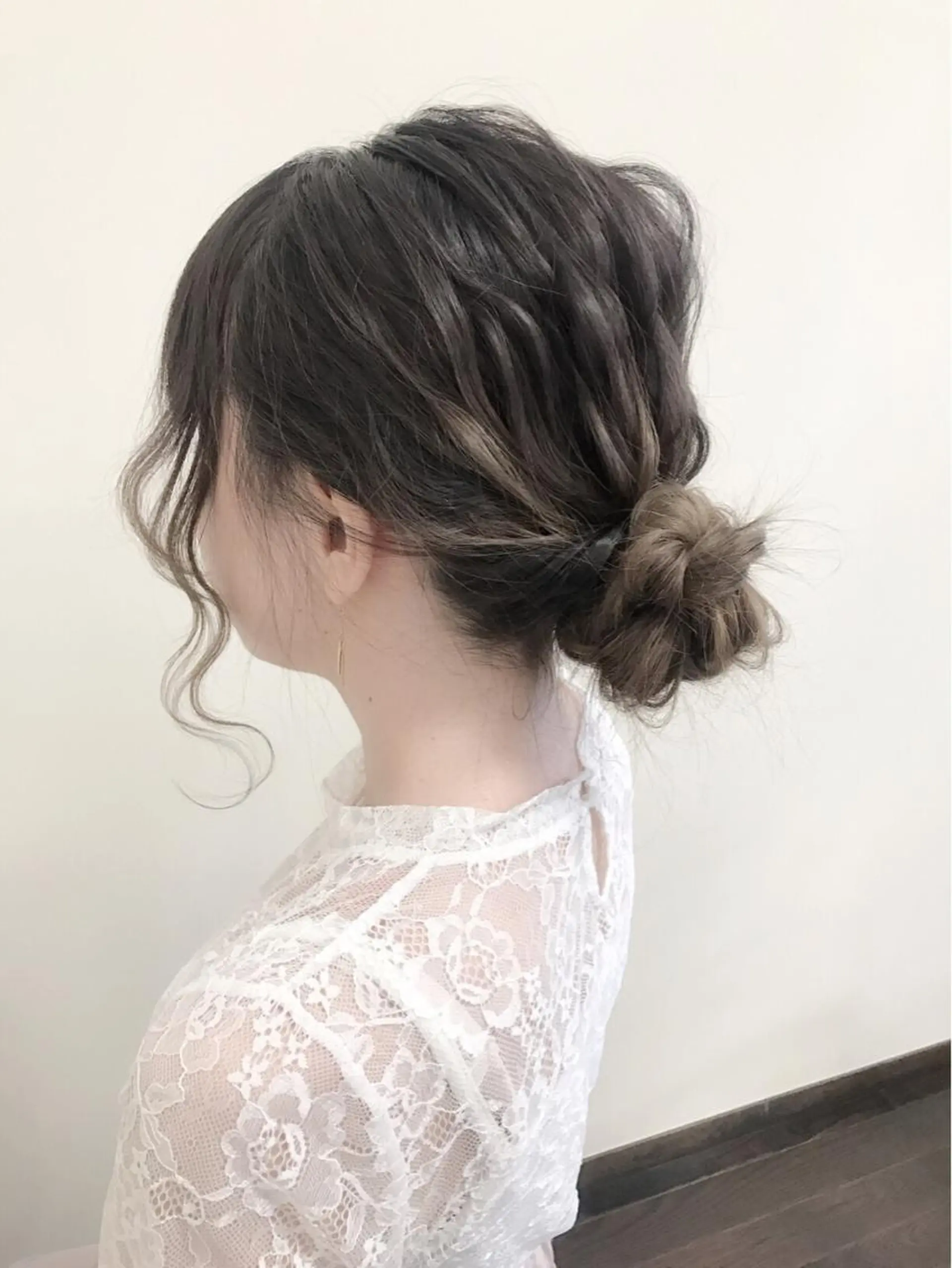 ロング ヘアアレンジ 三つ編み 沢田 瞳のヘアスタイル
