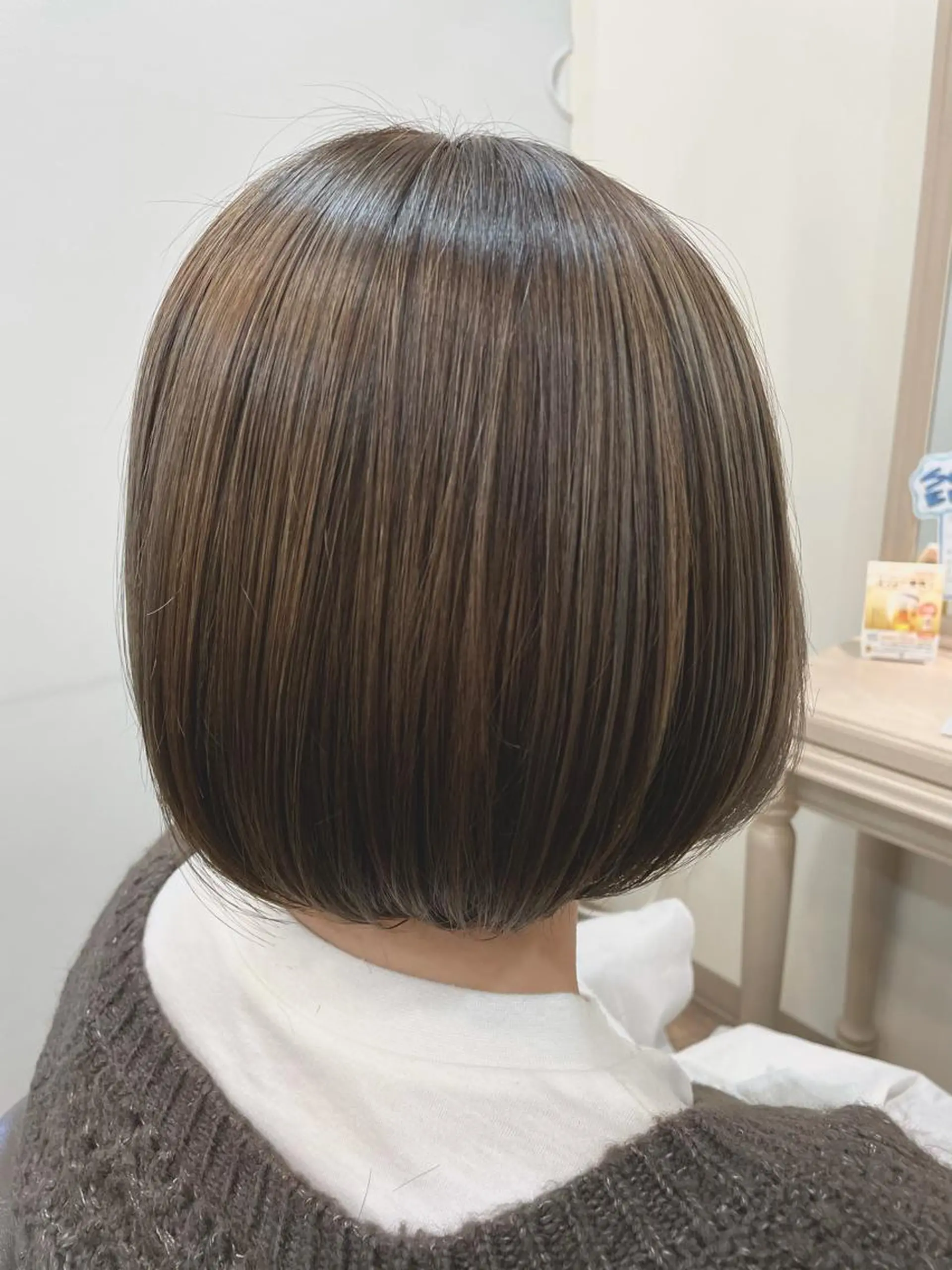 ショート カラー ベージュカラー オリーブベージュ カット ヘアカラー トリートメント メンズパーマ🌀/ 中村郁未のヘアスタイル