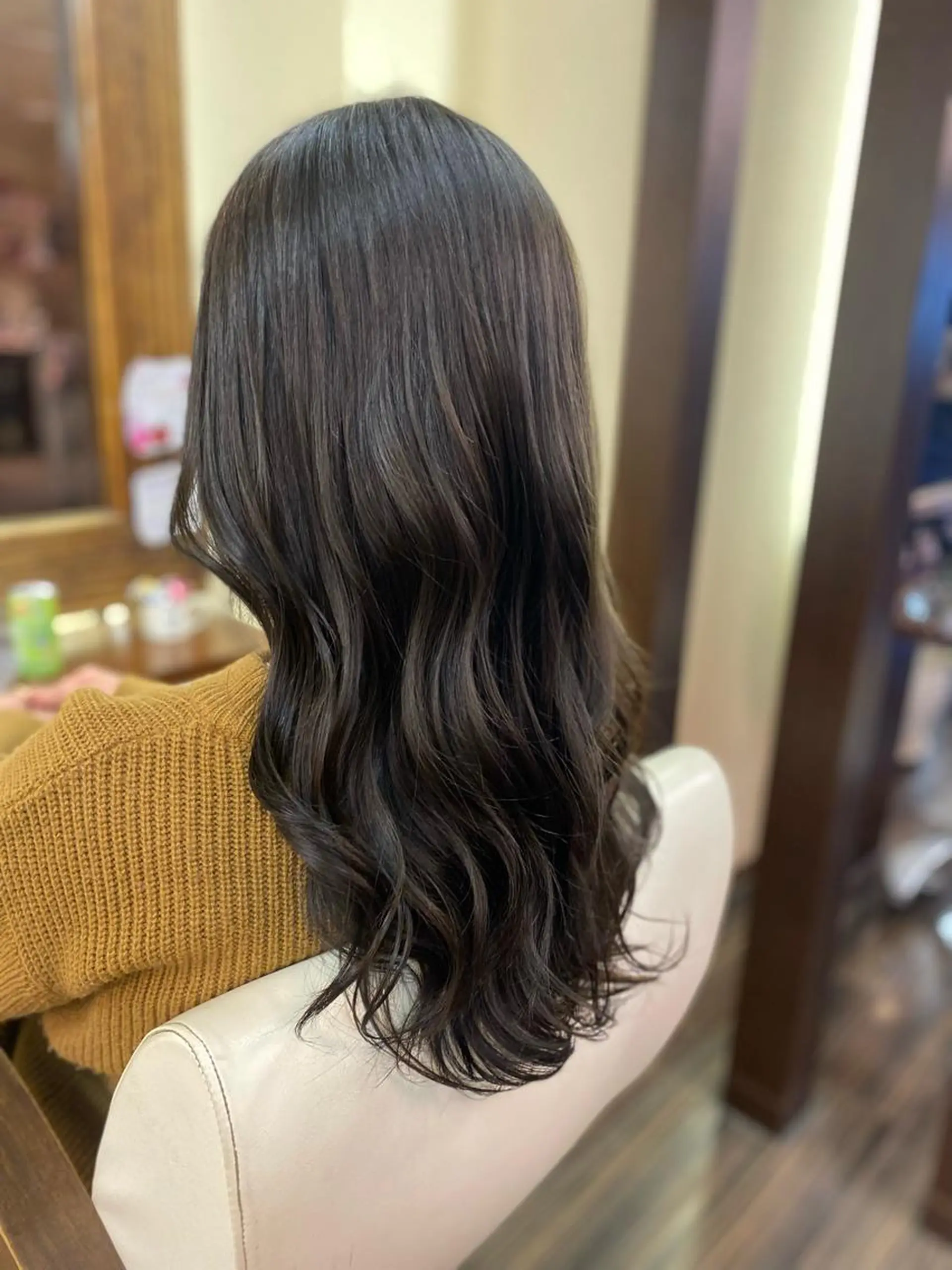 ロング カラー ヘアアレンジ メンズ ヘアカラー トリートメント 加藤 瑠美のヘアスタイル