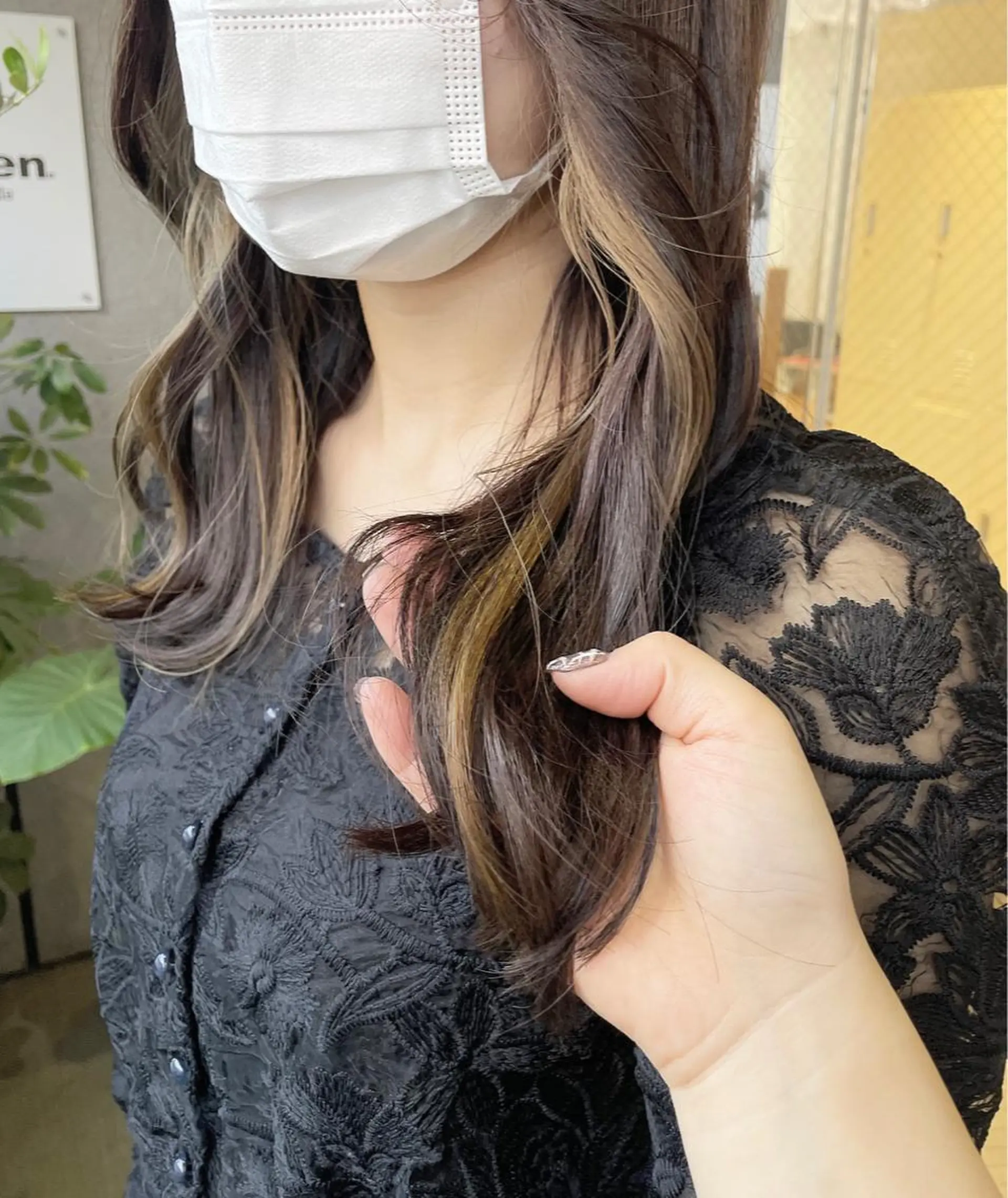 セミロング カラー ベージュカラー カット ヘアカラー トリートメント ヘアセット bloom所属・bloom yumaのヘアスタイル