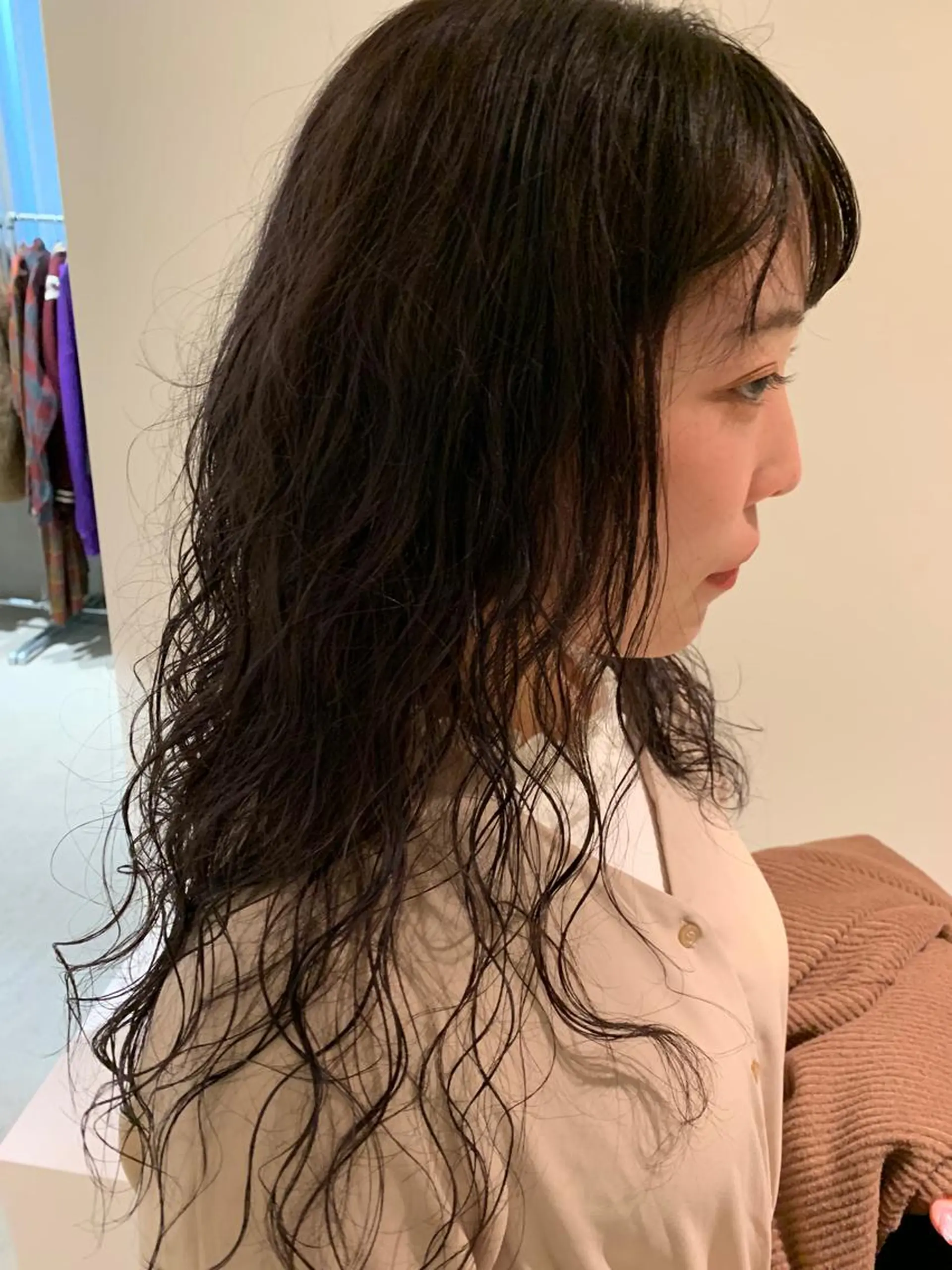 ロング カット ヘアカラー トリートメント ANY／SUE 千葉パーマのヘアスタイル