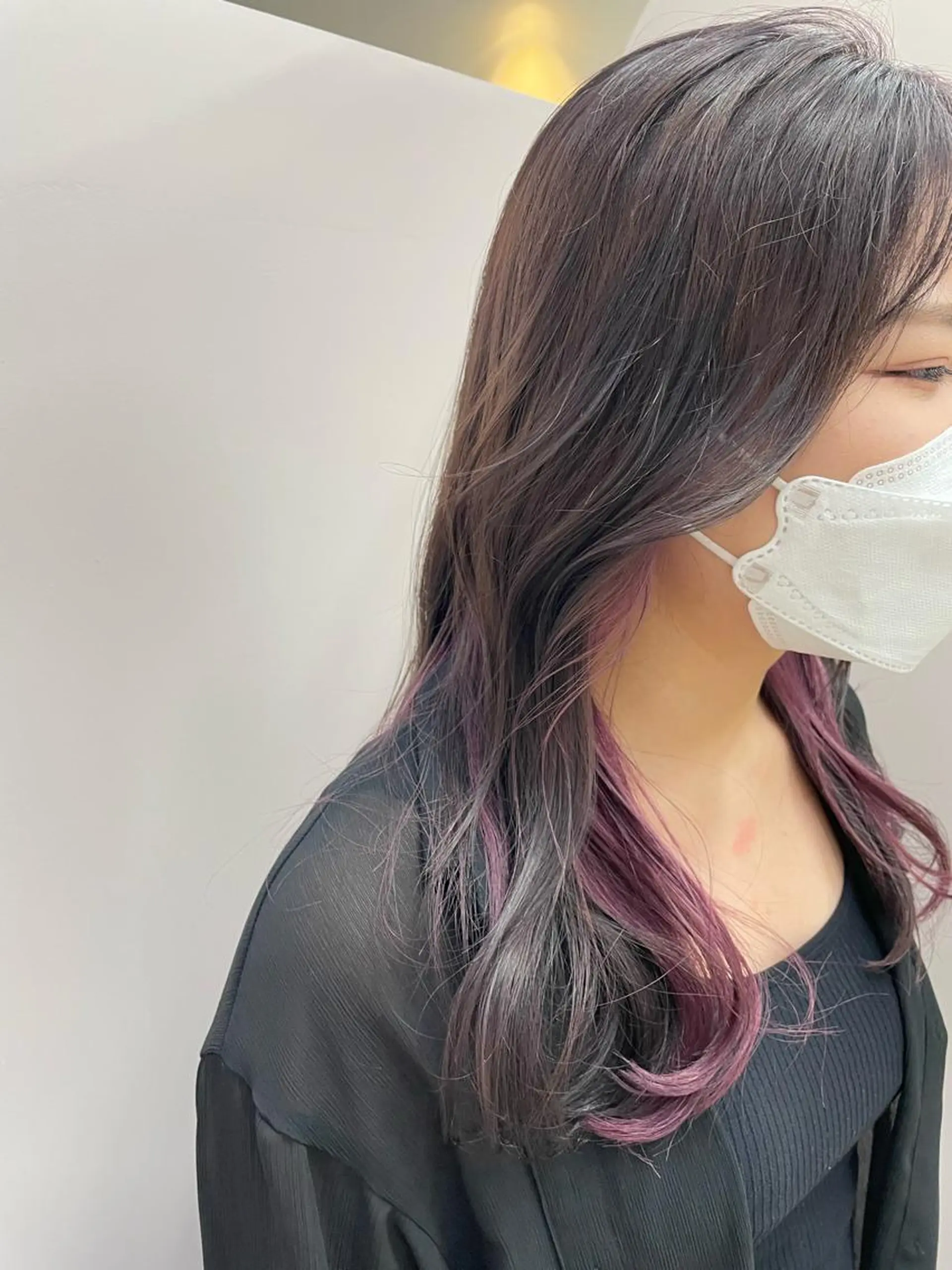 ロング カラー ヘアアレンジ ヘアカラー トリートメント a moment【モーメント】所属・蔵前🫧韓国風レイヤ ーカット🫧KAHOのヘアスタイル