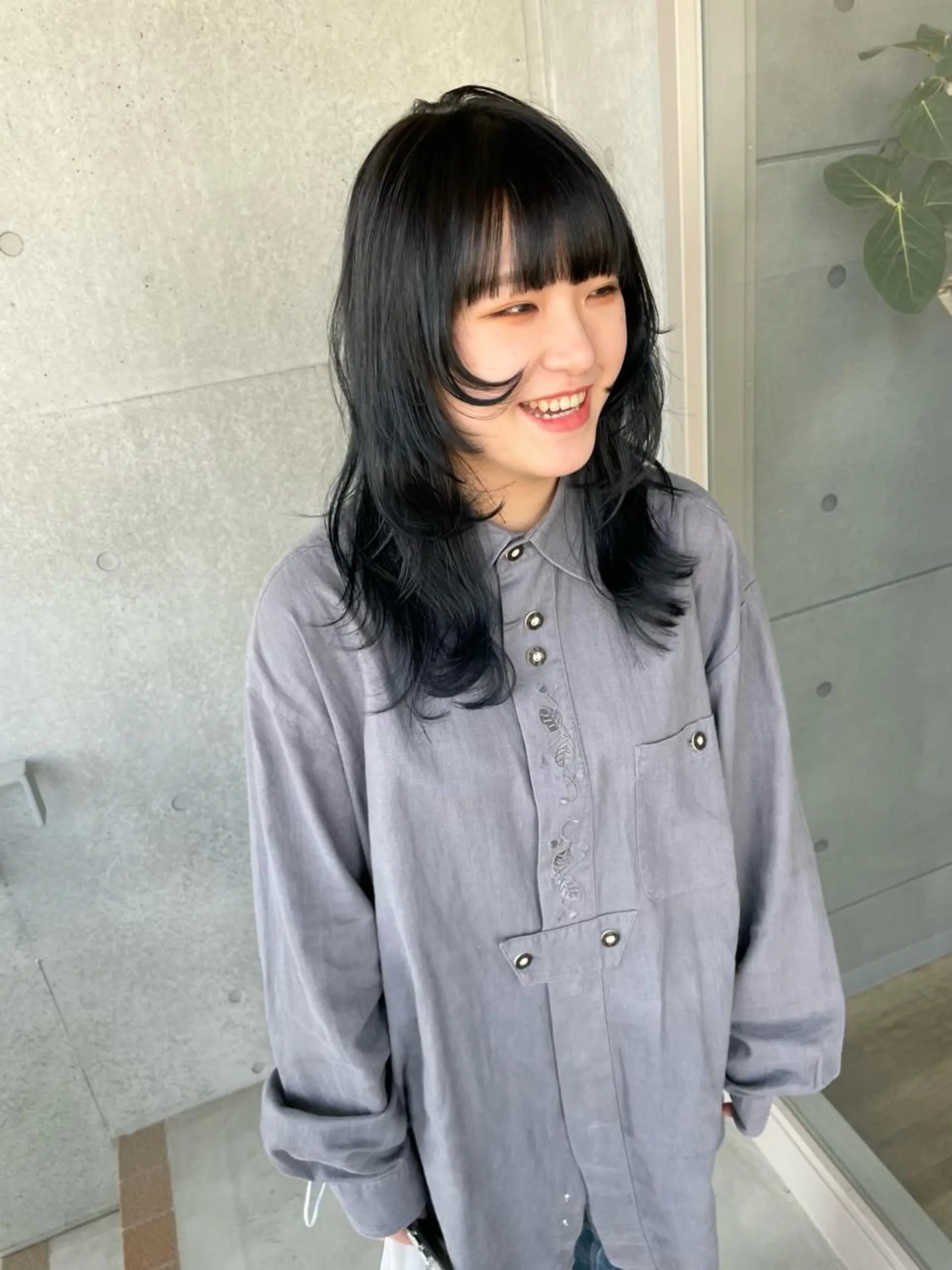 セミロング ウルフカット カット 高円寺 utuwa🌟まなみのヘアスタイル