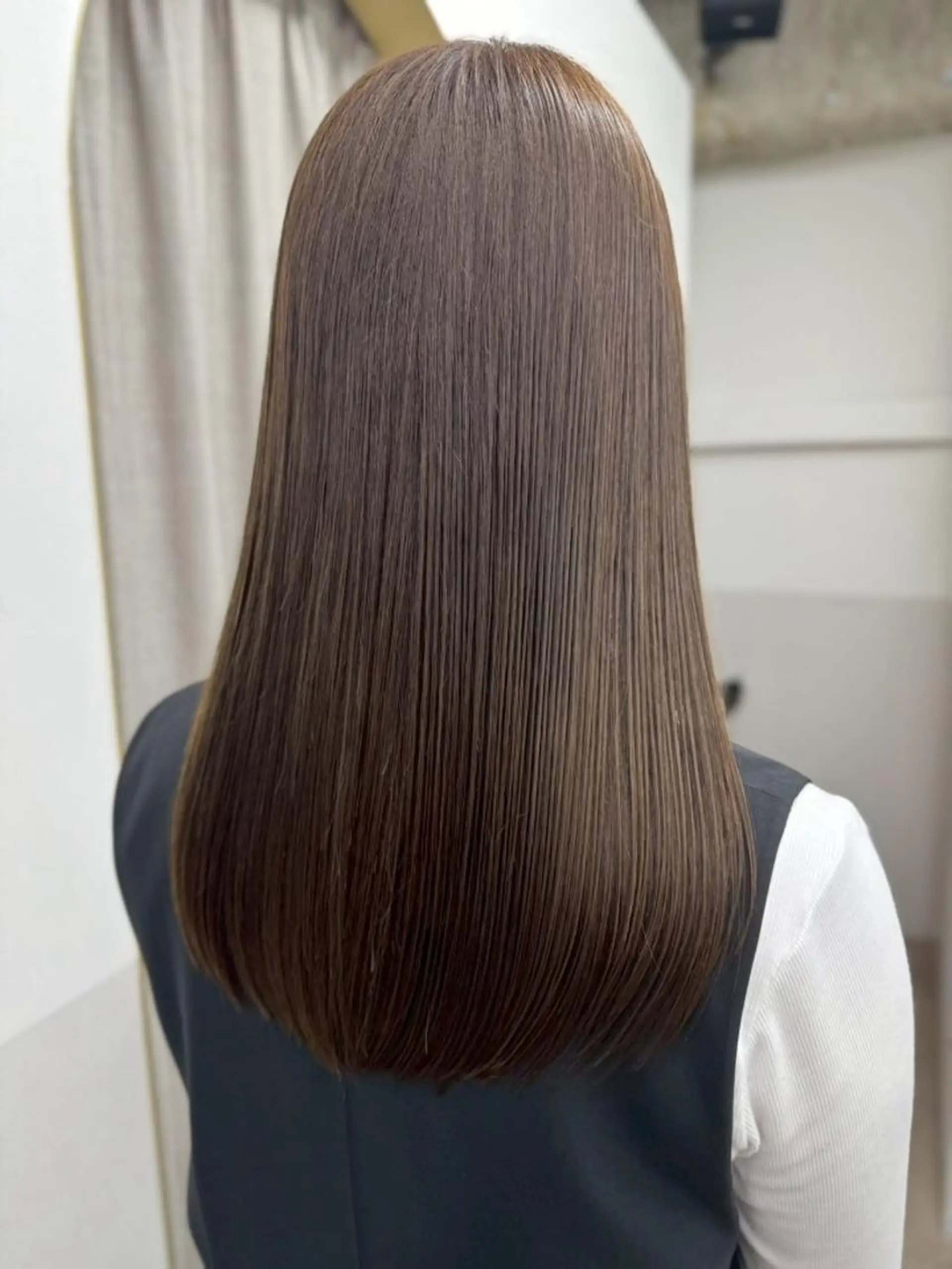 セミロング ボブ ハイライト 髪質改善 レイヤーカット 似合わせカット 癒しの半個室サロン 🌿ROW町田のヘアスタイル