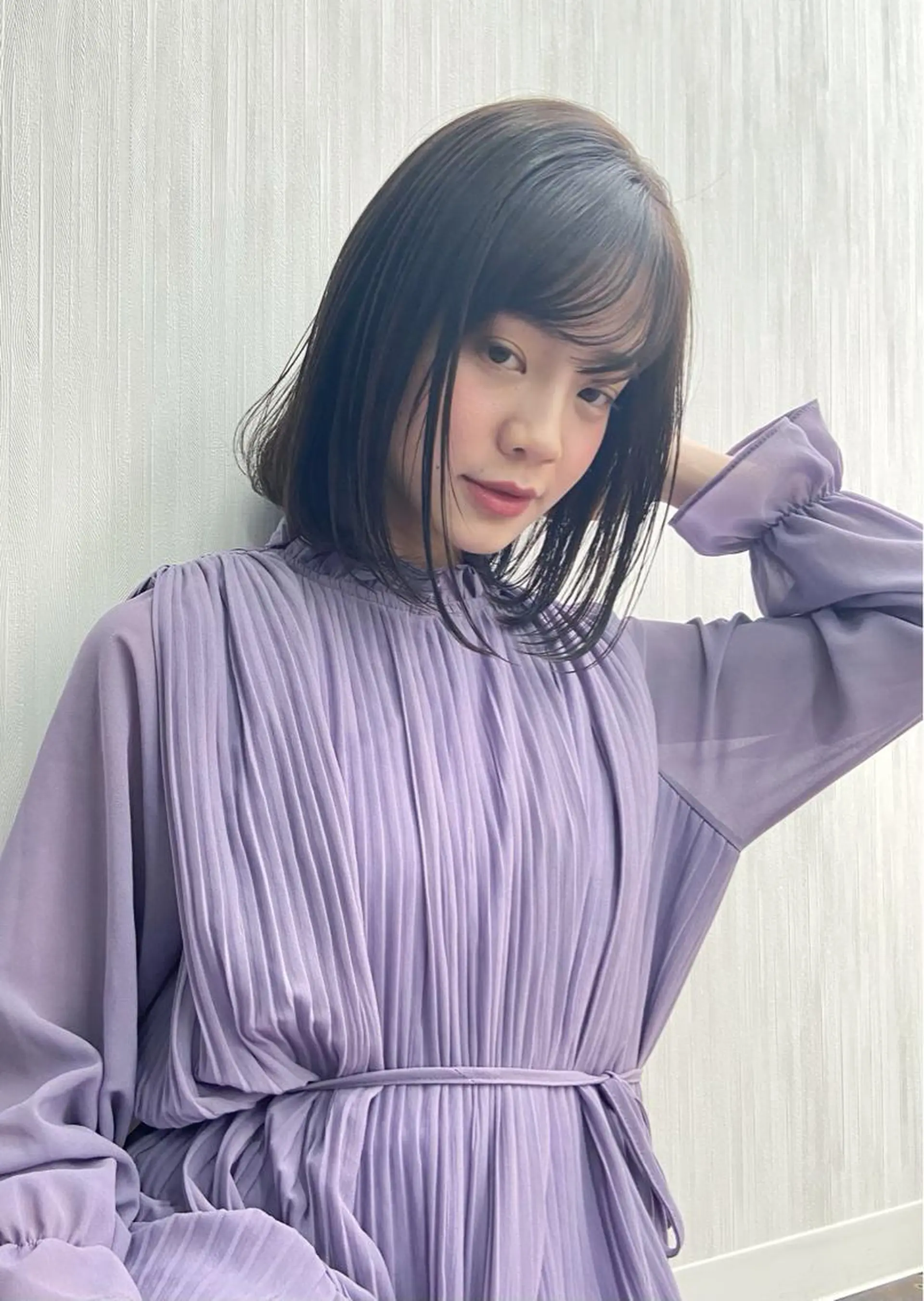 ミディアム カラー WEG所属・韓国レイヤー/艶髪 WATSUKIのヘアスタイル