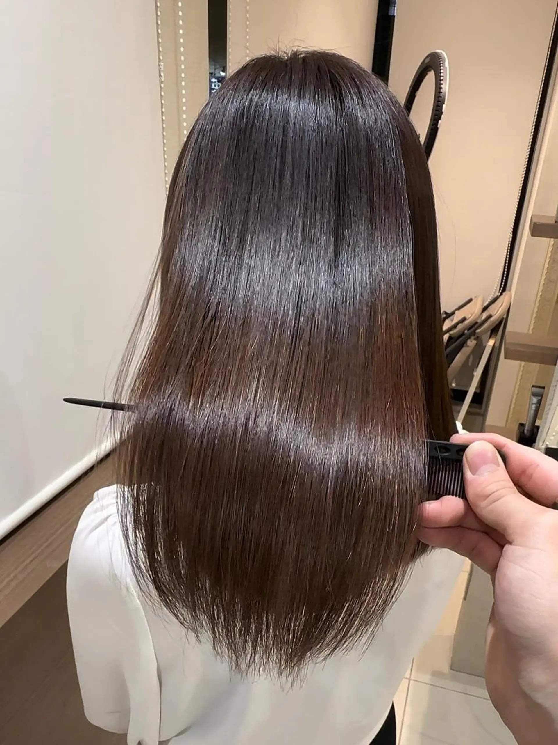 ロング カラー 横山 直輝のヘアスタイル