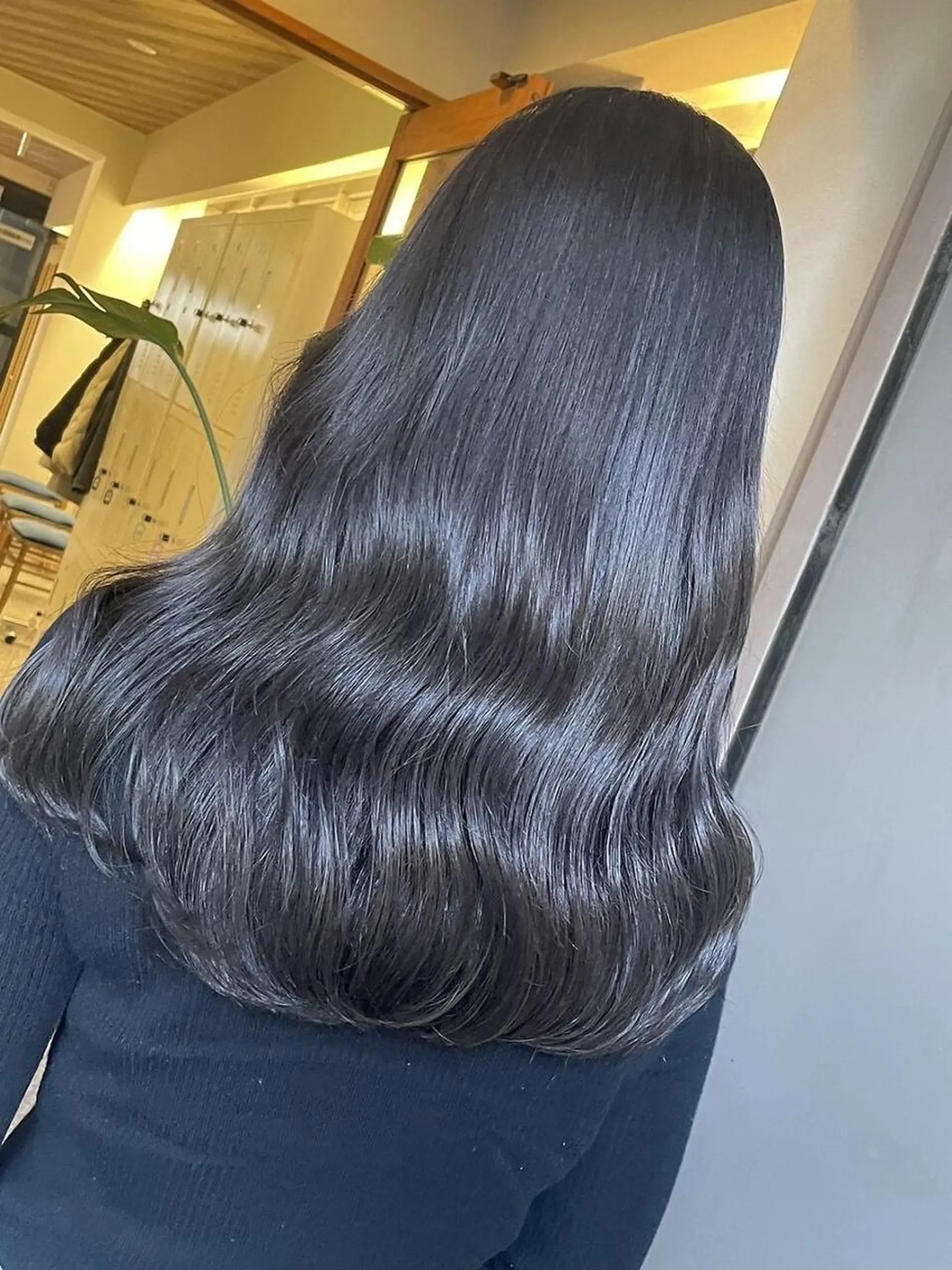 ミディアム ハイライト 髪質改善 韓国風ヘア レイヤーカット 小顔カット TIGRE for hairのヘアスタイル