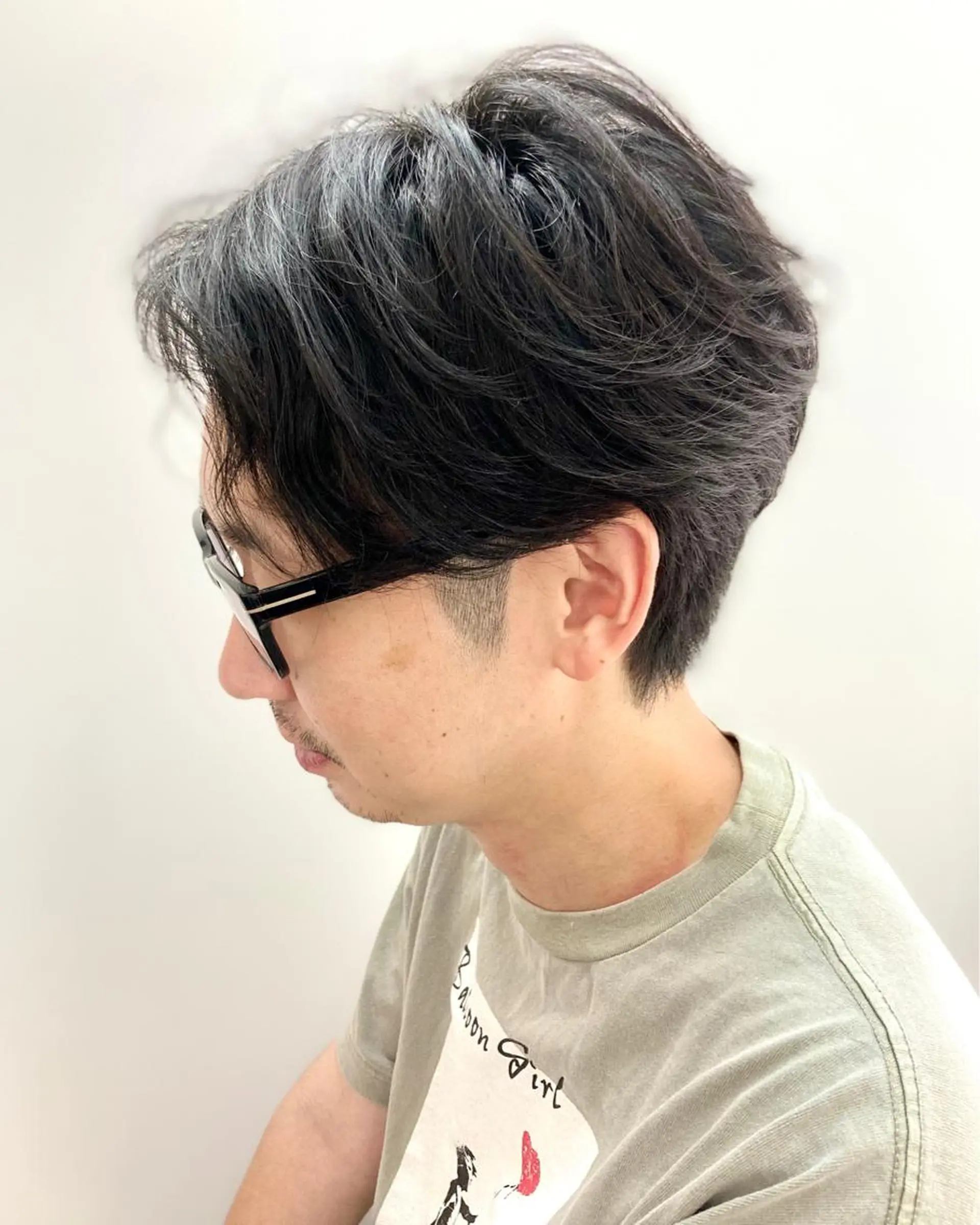 ショート パーマ メンズ マッシュ メンズパーマ ニュアンスパーマ カット パーマ CHELSEA  梅田所属・OKADA/メンズ /カット/眉/縮毛のヘアスタイル